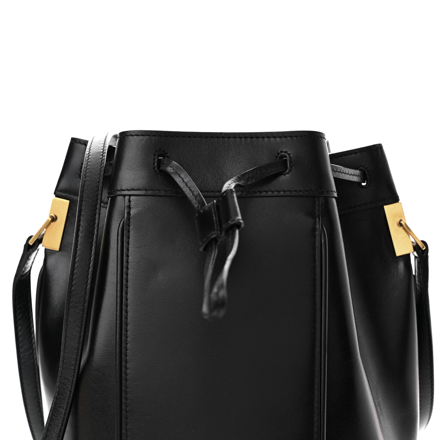 SAINT LAURENT Smooth Calfskin Medium Talitha Bucket Bag