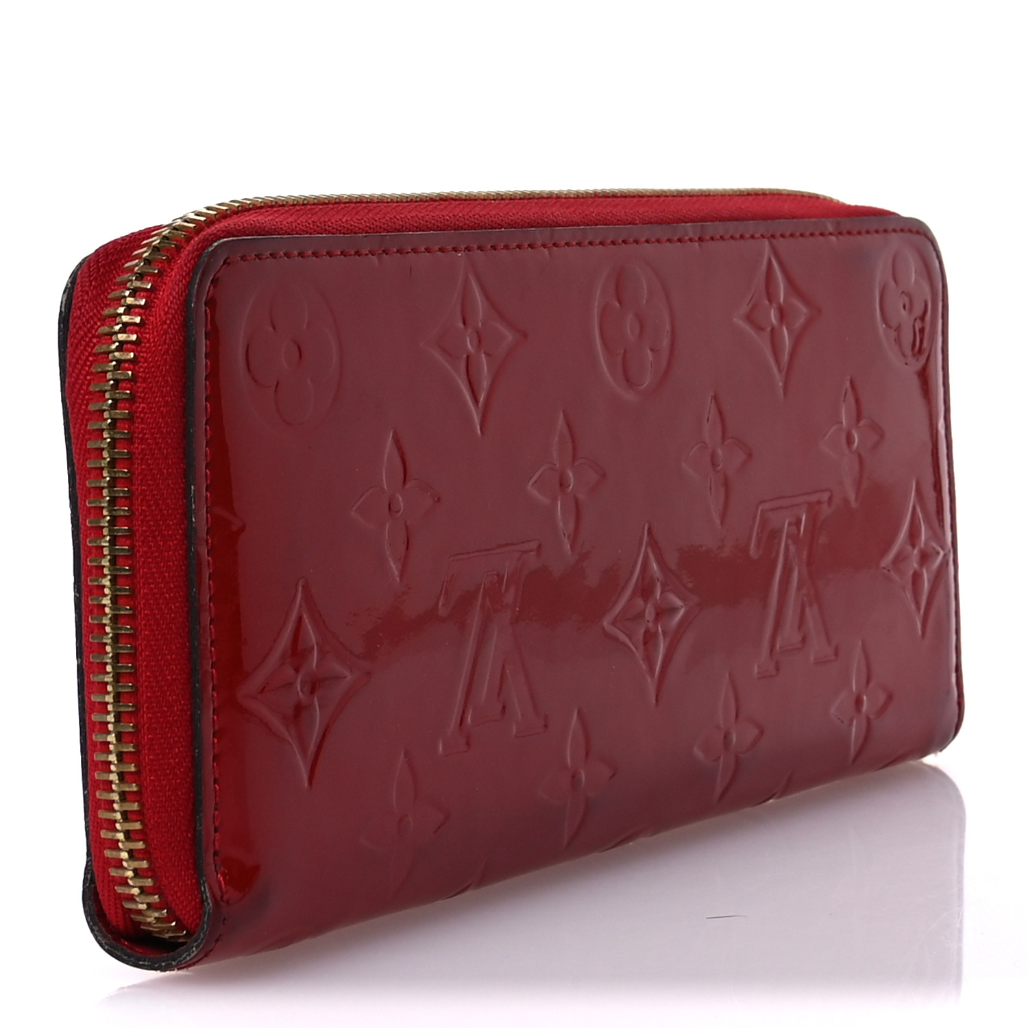 小物 LOUIS VUITTON WALLET vernis LOUIS VUITTON Vernis Clemence Wallet Cherry 1687106