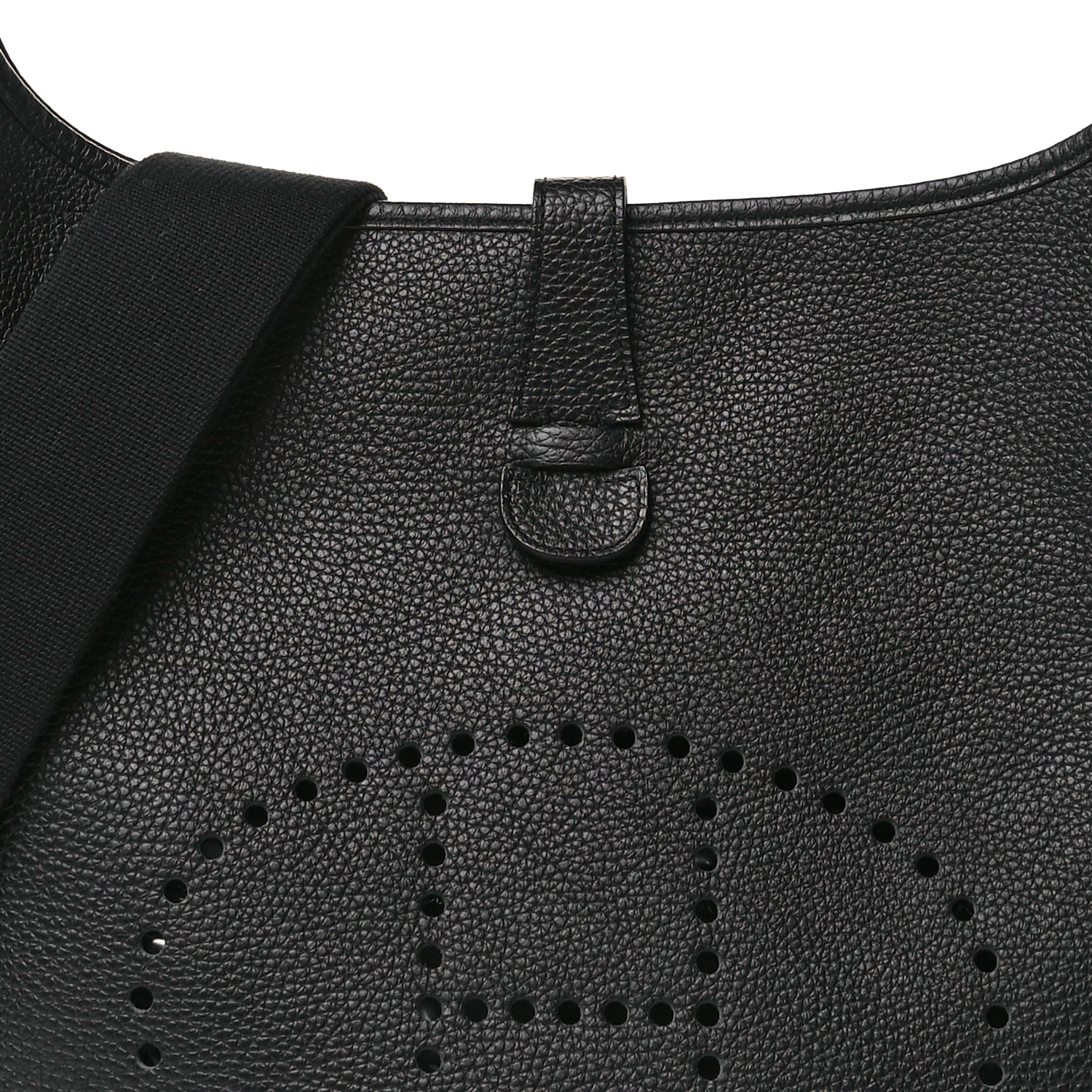 送料込み【HERMES】エルメス BLACK CLEMENCE EVELYNE III PM HERMES Taurillon Clemence Evelyne III PM Black 1682880