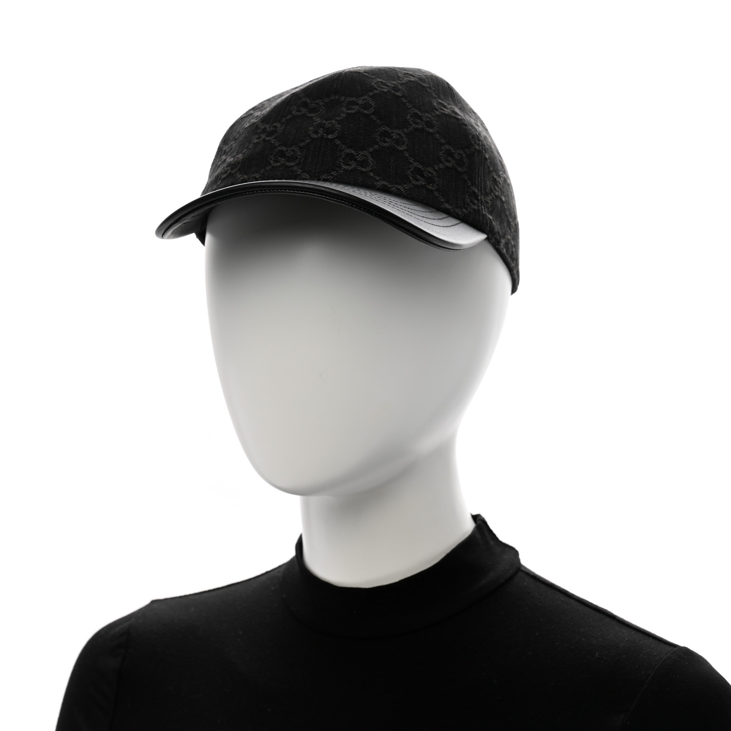 GUCCI キャップ Nylon baseball hat with Gucci logo in black | GUCCI® US