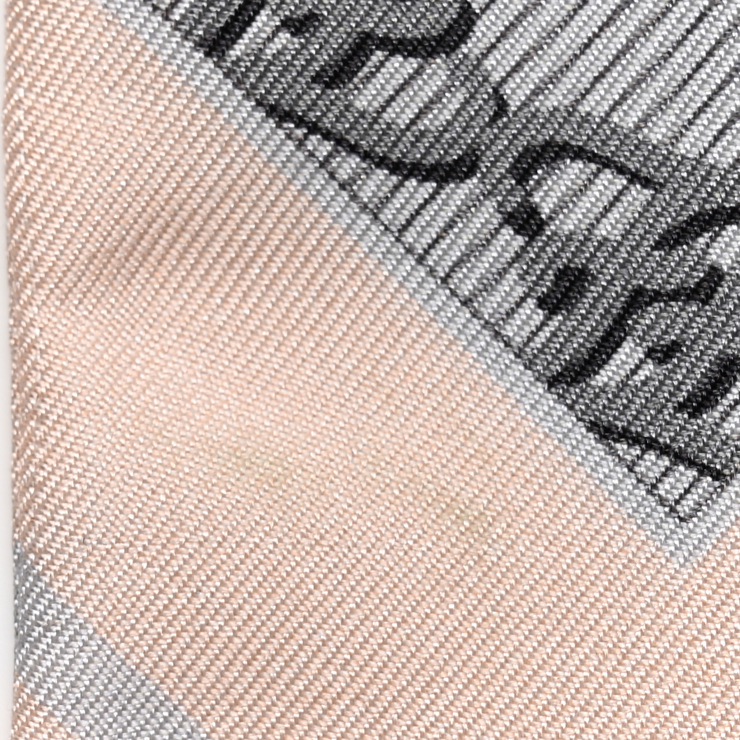 FENDI Silk FF Karligraphy Wrappy Bandeau Grey 1683187