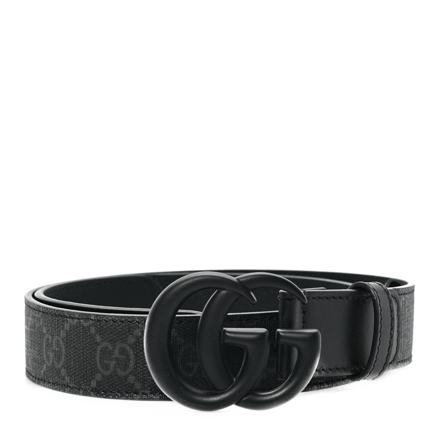 【GUCCI】BELT GG SUPREME PLUTONE CALF◆62705592TIN GUCCI GG Supreme Monogram Plutone Calfskin Enamel Double G