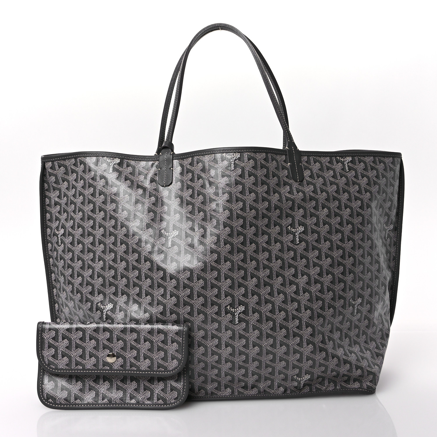 美品Goyard バックパック ブラック/グレー Goyard Black Saint Leger Backpack – Savonches