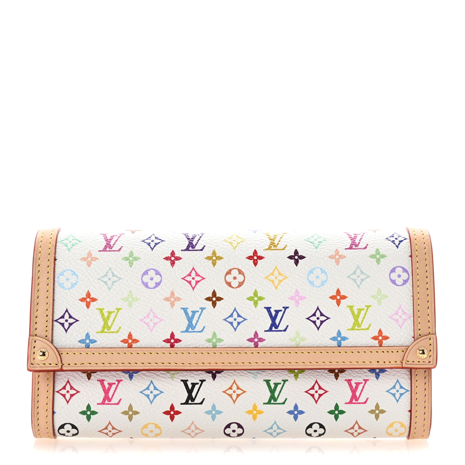 LOUIS VUITTON LV X TM Monogram Multicolor Sarah Wallet NM