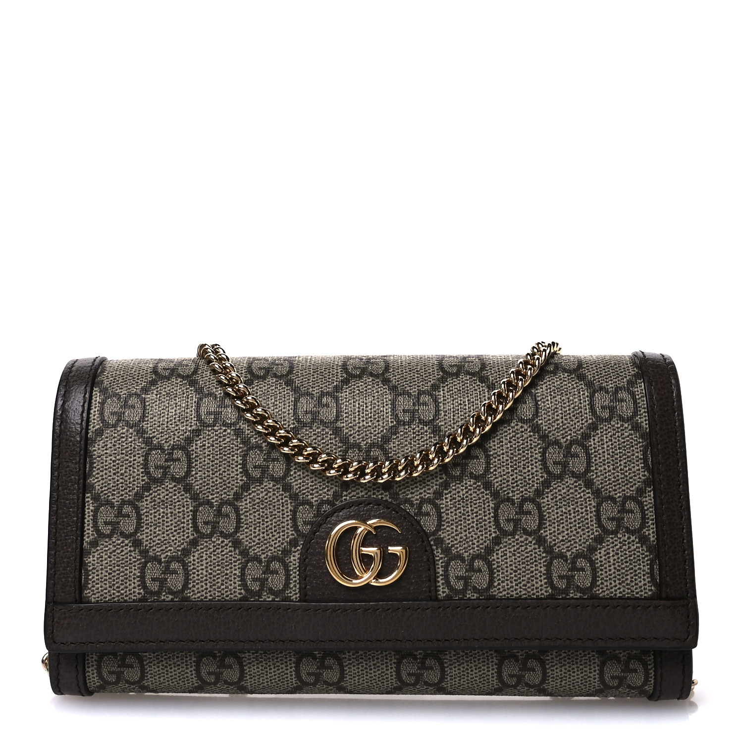 GUCCI(グッチ)正規品/関税送料込み Ophidia GG Chain Wallet GUCCI GG Supreme Monogram Calfskin Ophidia Wallet On Chain