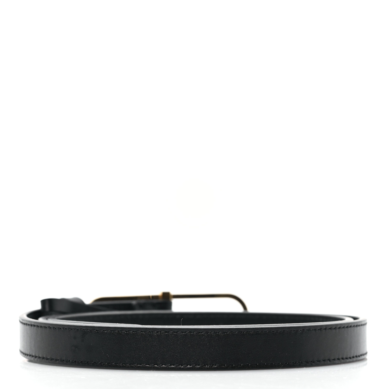 【送料&関税込】The Row Hermine Belt THE ROW Calfskin Hermine Belt L Black 1686815 | FASHIONPHILE
