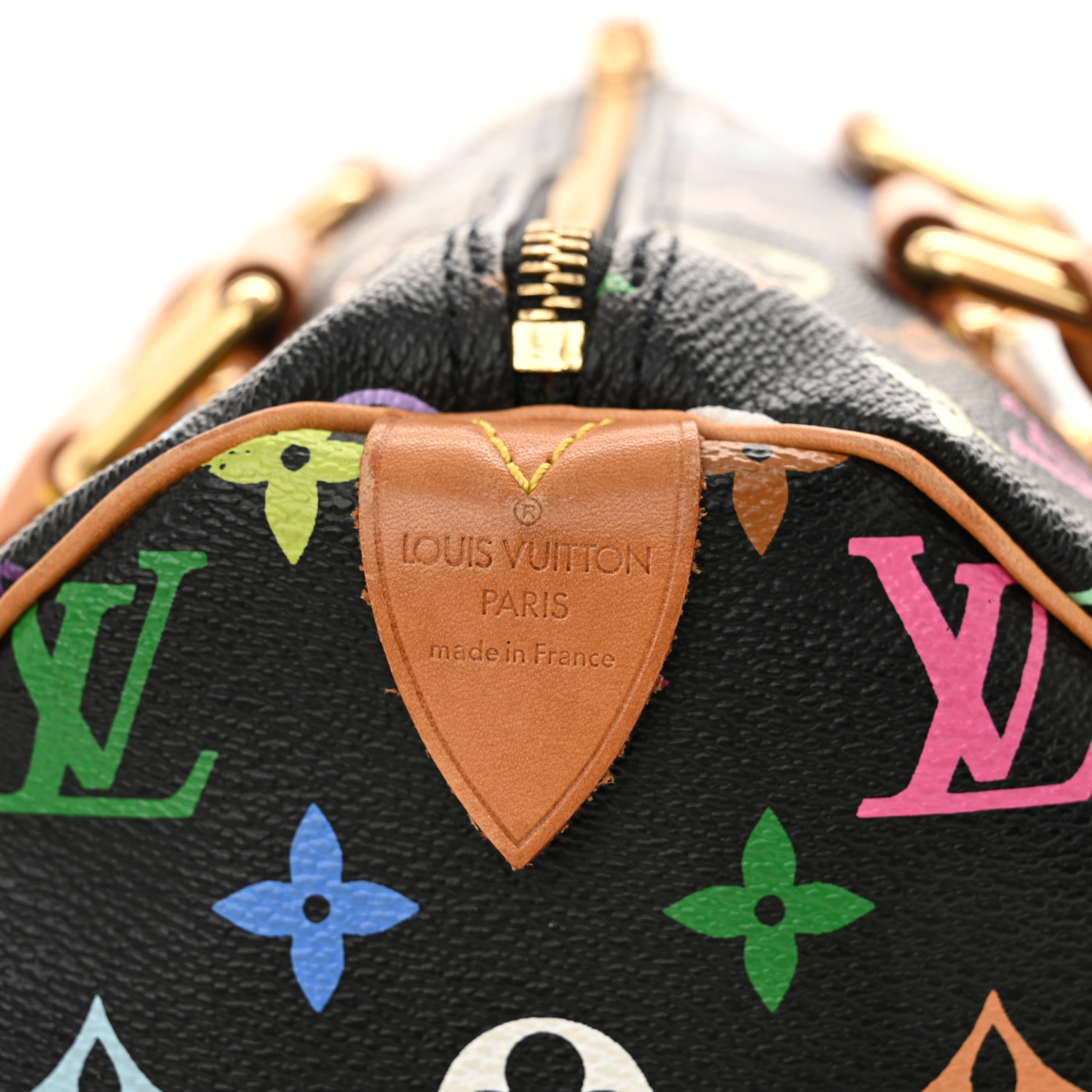 LOUIS VUITTON Monogram Multicolor Speedy 30 Black 1691795