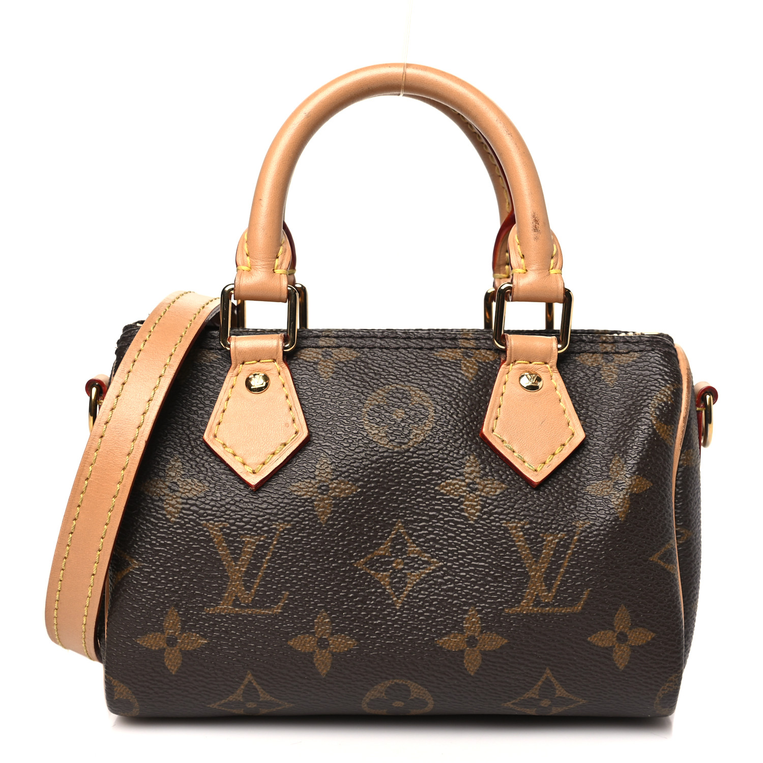 小物 LOUISVUITTON made in france LOUIS VUITTON Monogram Nano Speedy Bandouliere 1686966