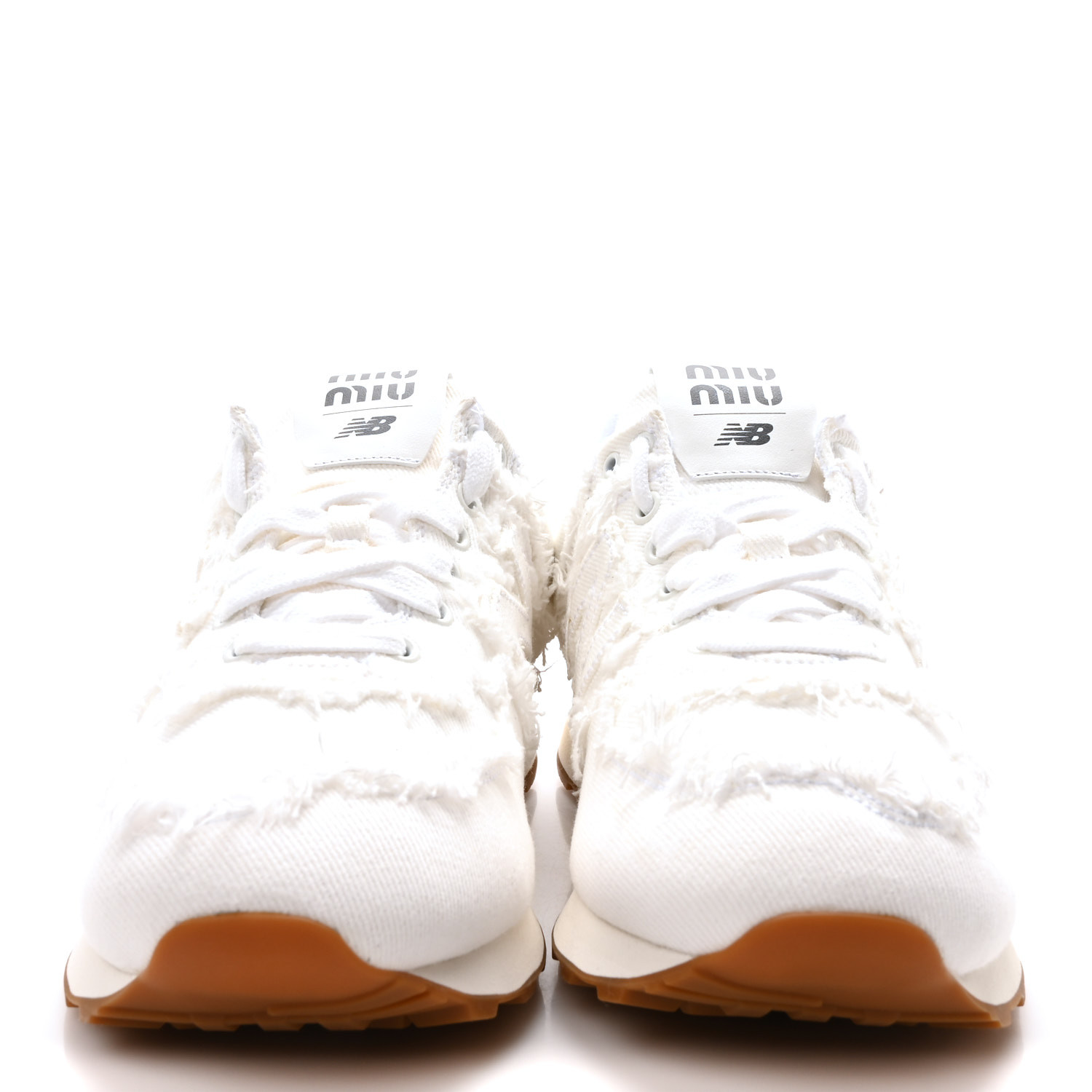 MIU MIU X NEW BALANCE Denim Marmorizzato 574 Sneakers 38.5