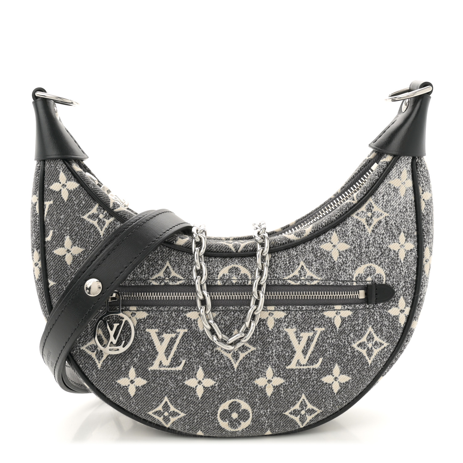 LOUIS VUITTONモノグラム LOUIS VUITTON Monogram Jacquard Denim Loop Bleu 1688673