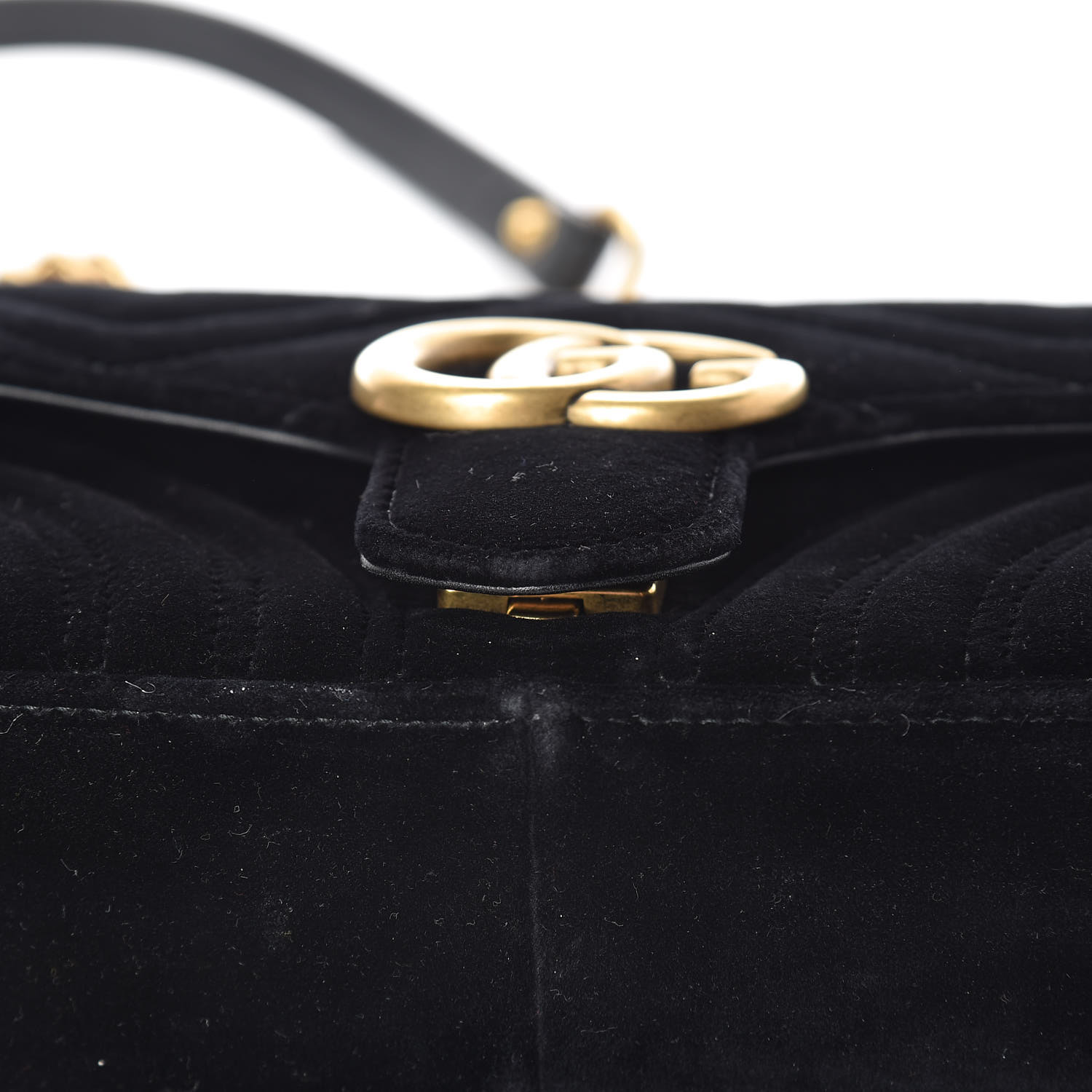 半額sale - タイムセールをお見逃しなく GUCCI Black Bag Shoulder Marmont GG Mini Matelasse Velvet バッグ