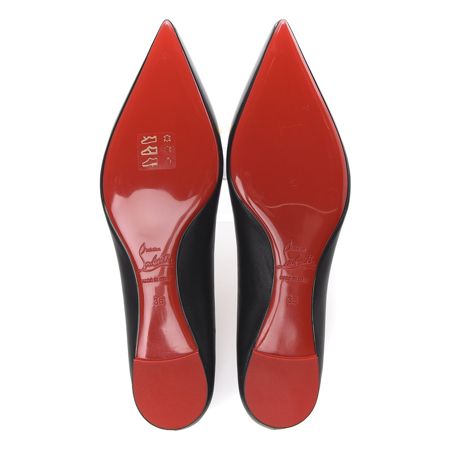Christian Louboutin FLAT NAPPA 36 美品 Christian Louboutin FLAT NAPPA 36 美品 Loubigirl - 85 mm