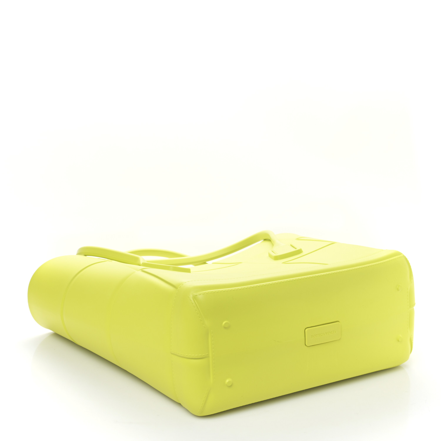 BOTTEGA VENETA Rubber Maxi Intrecciato Medium Arco Kiwi
