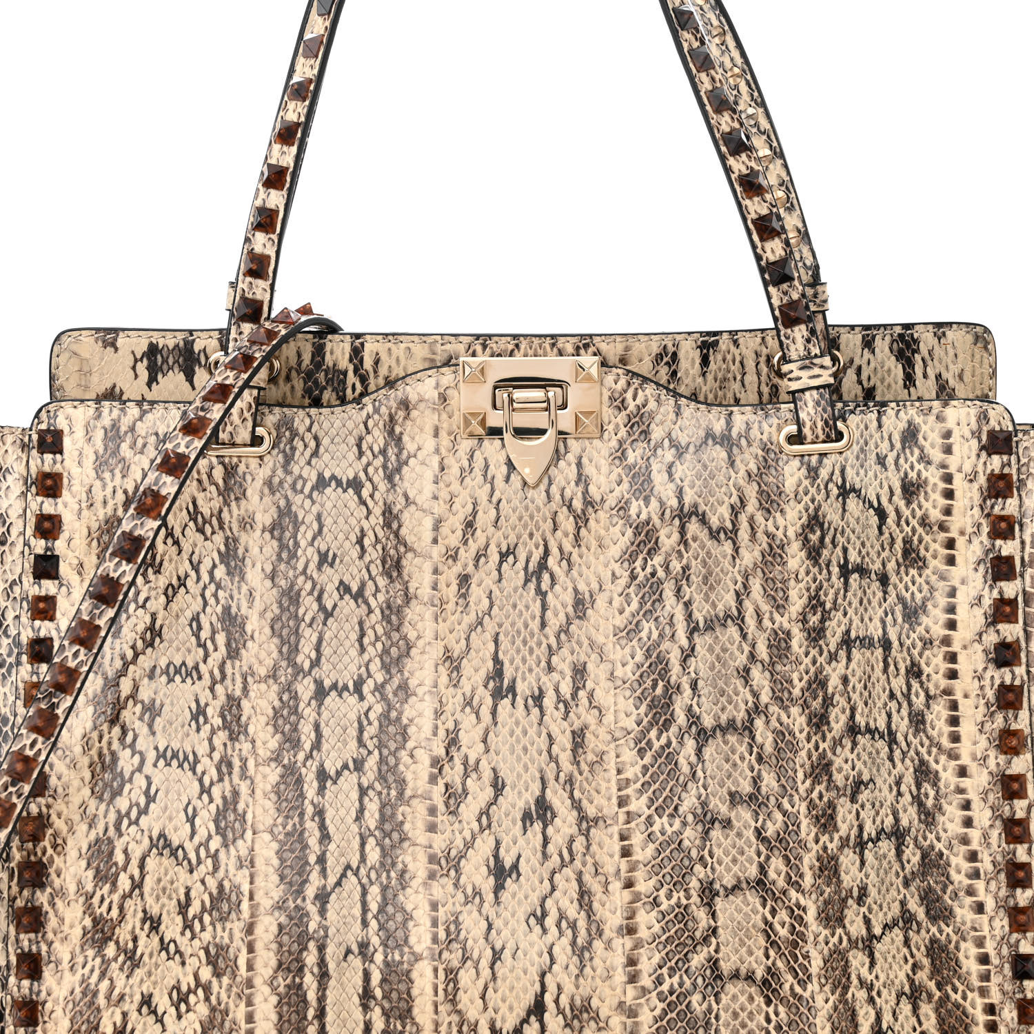 トートバッグ VALENTINO Rockstud Medium Tote Bag Valentino Garavani Rockstud Medium Canvas Tote Bag | Neiman