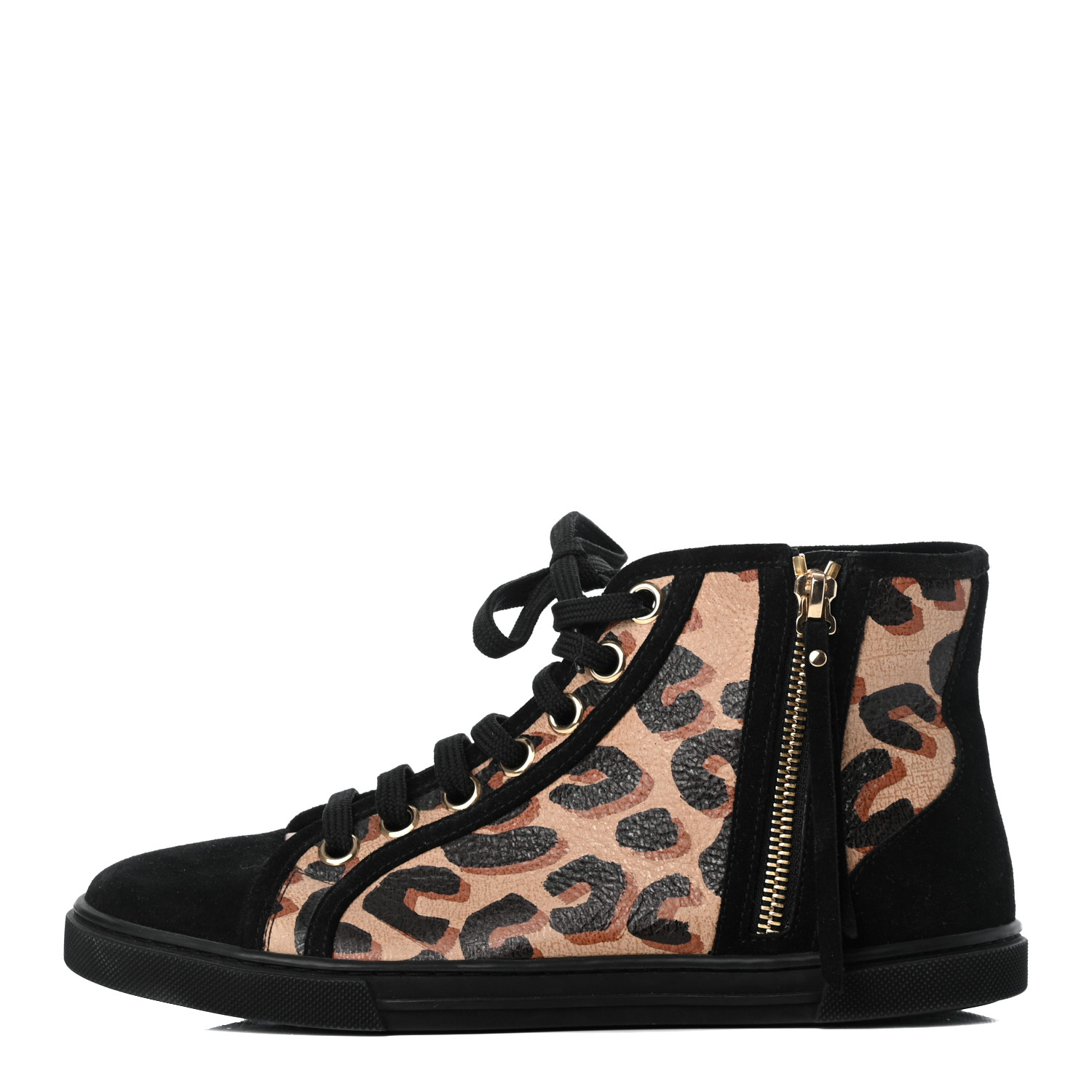 ルイヴィトン 37 スティーブンスプラウス LOUIS VUITTON Calfskin Leopard Print Suede Stephen Sprouse