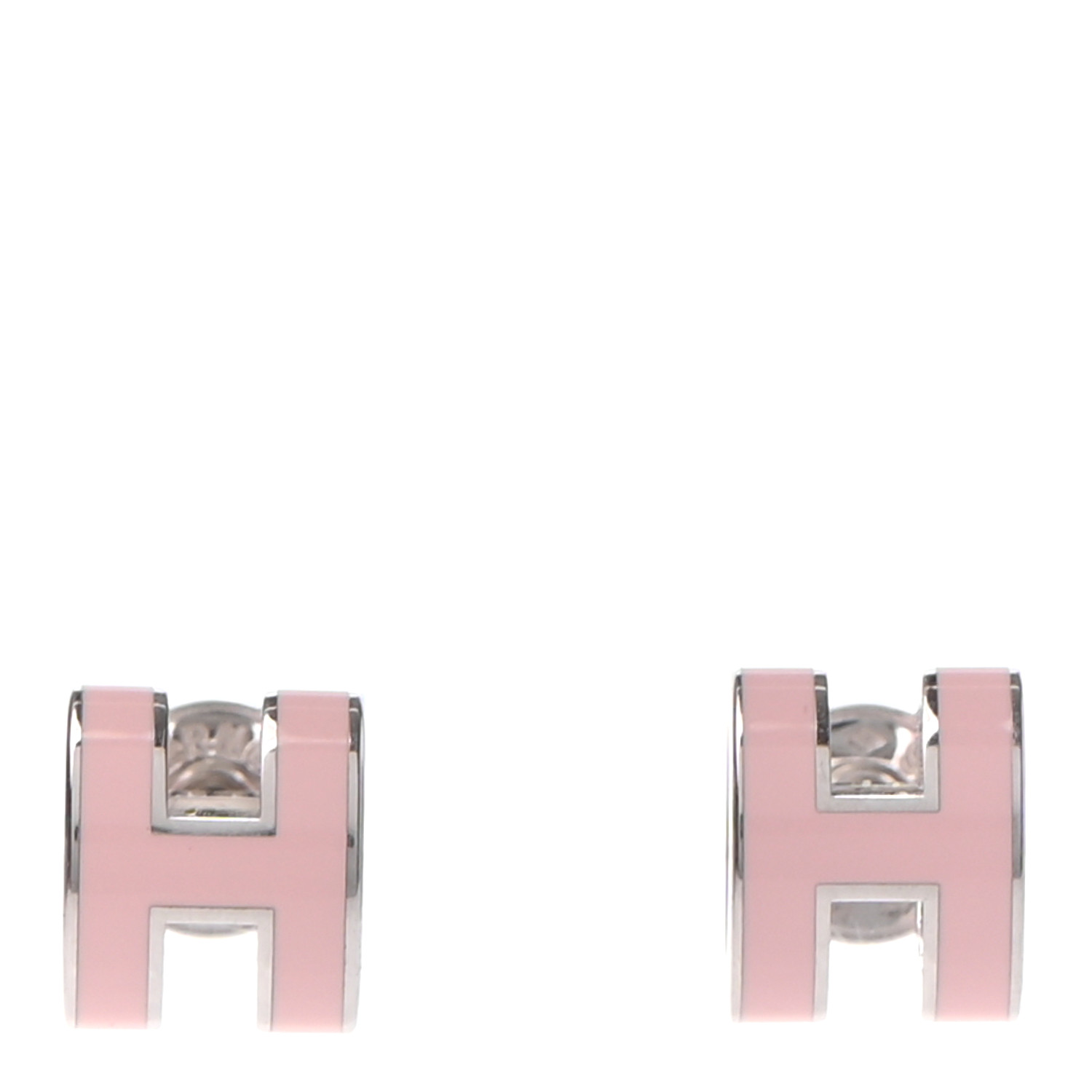 【お揃いもGood♪】HERMES Mini Pop H Earrings Palladium Mini Pop H earrings | Hermès USA