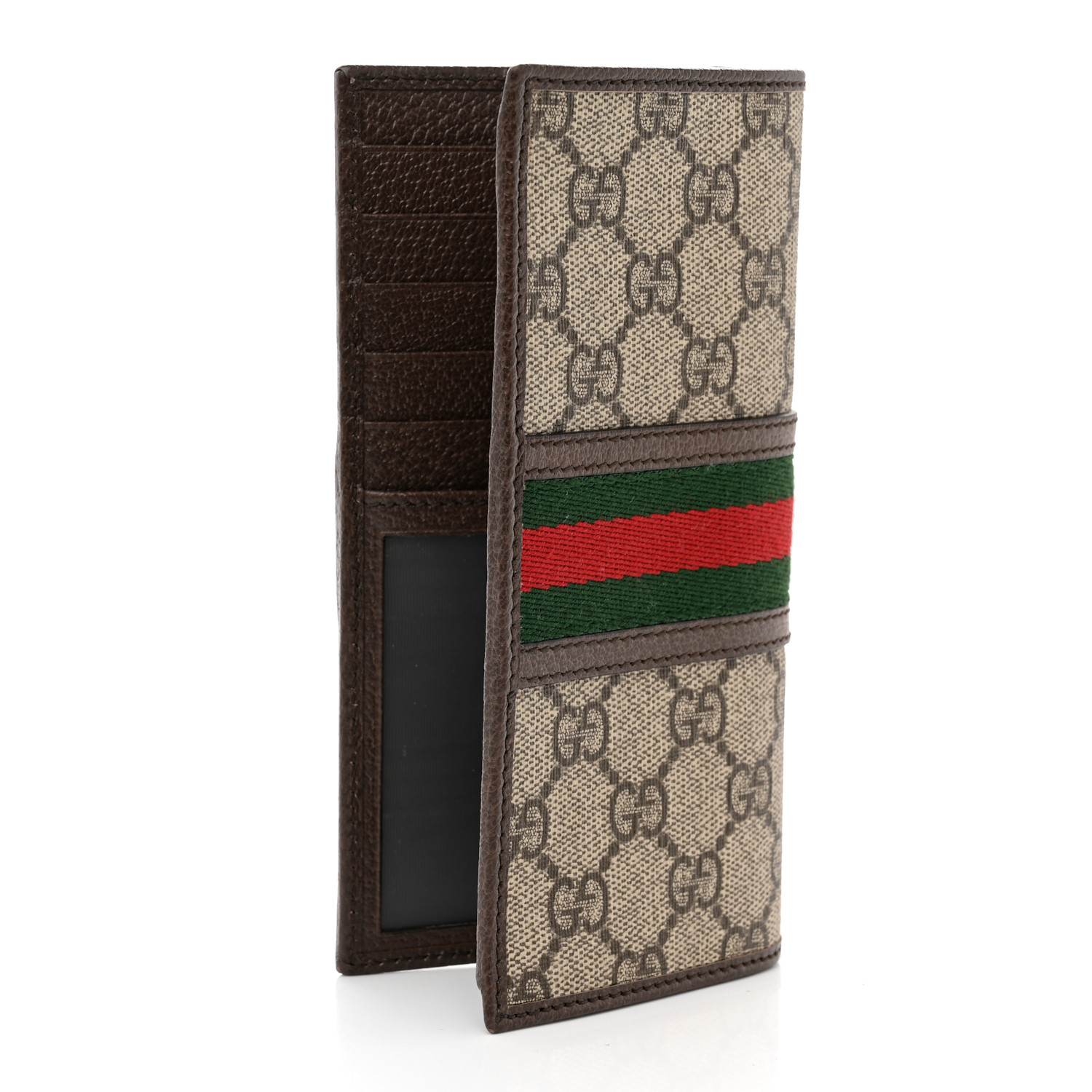 長財布 SUPREME GG FABRIC WALLET GUCCI GG Supreme Monogram Web Mens Ophidia Long Wallet Beige