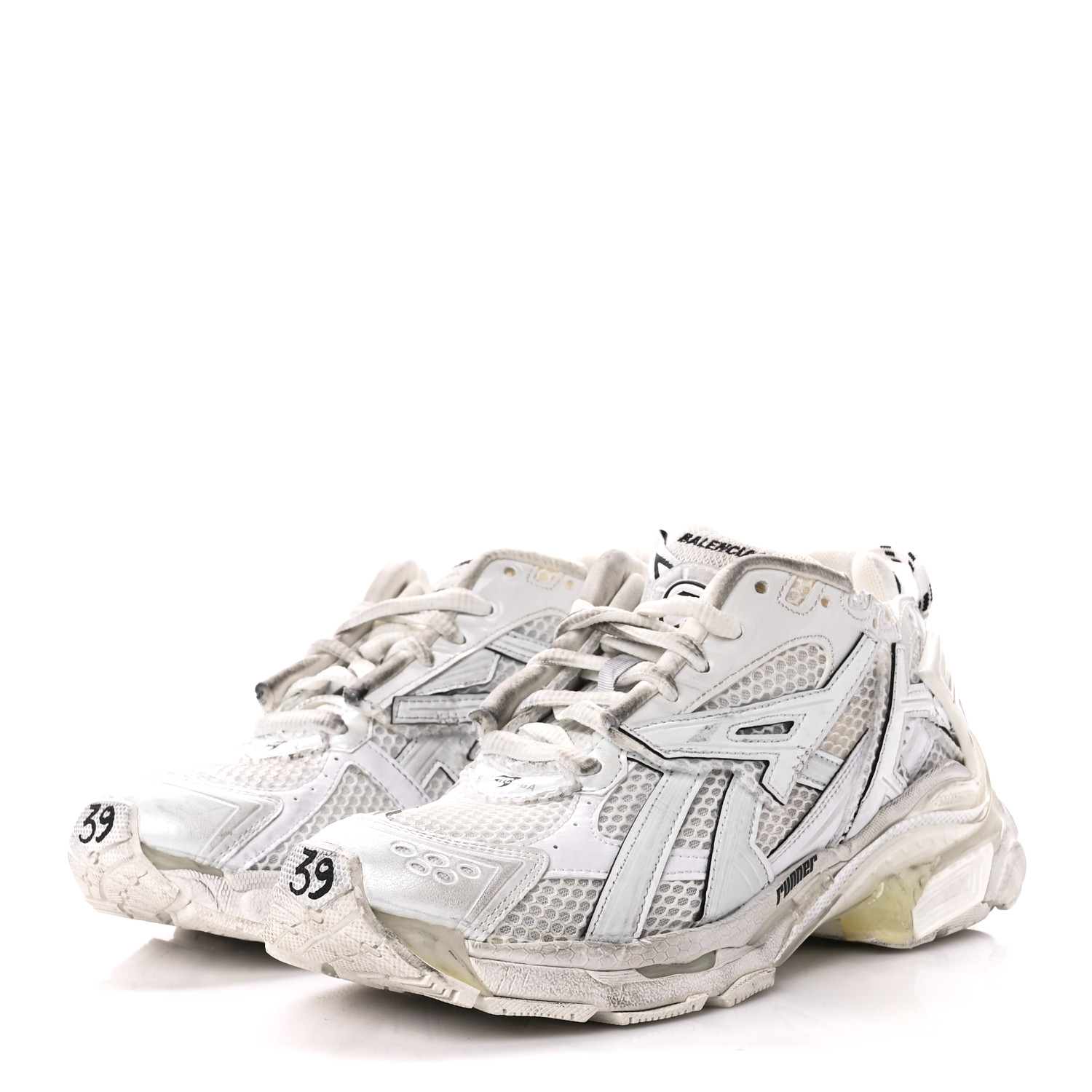 スニーカー BALENCIAGA Woman Sneakers White 1 772767W3RMU 9547 Women's Runner Sneaker in White | Balenciaga US