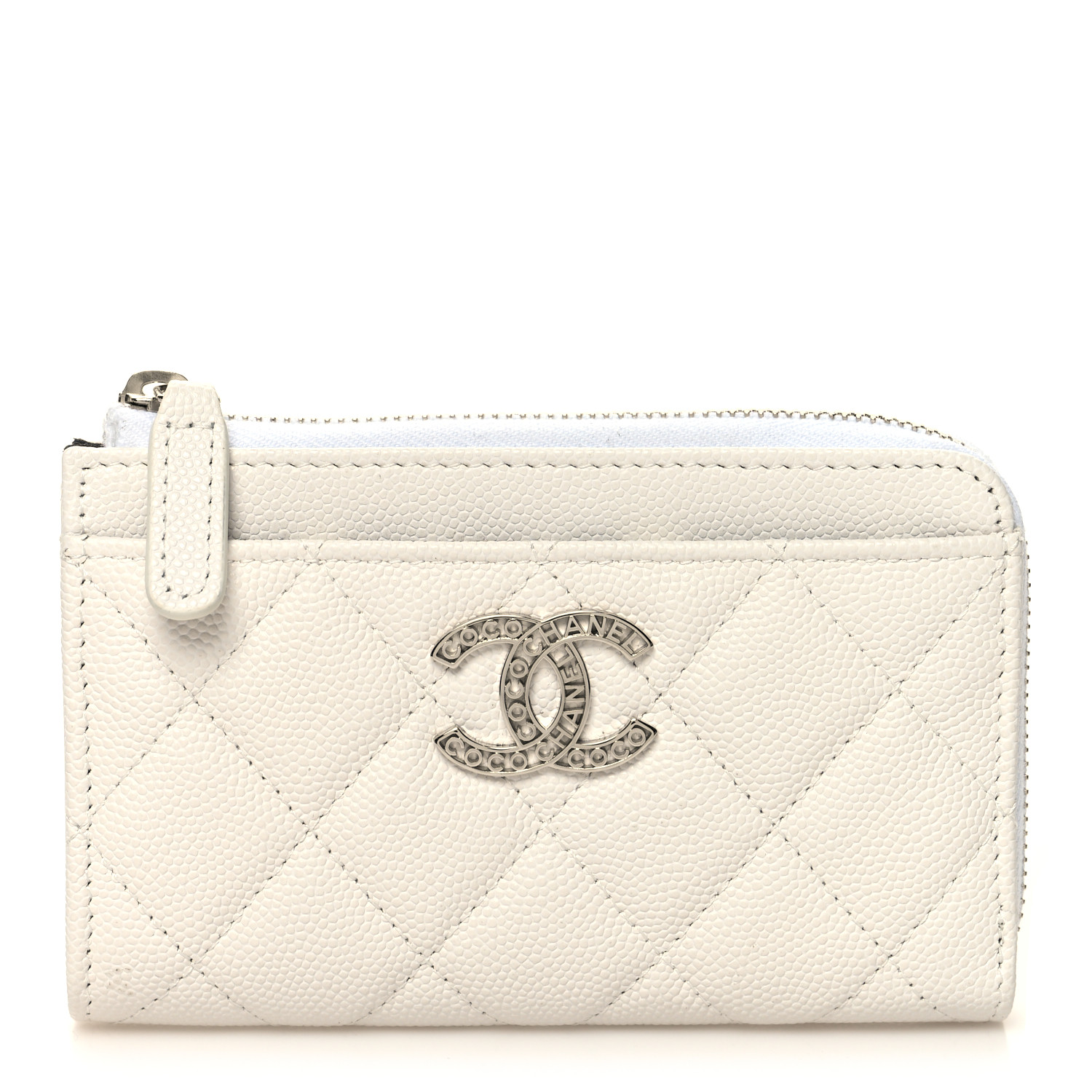 【LANVIN】LOGO CARD HOLDER WHITE Lanvin Signature Leather Cardholder | Lanvin