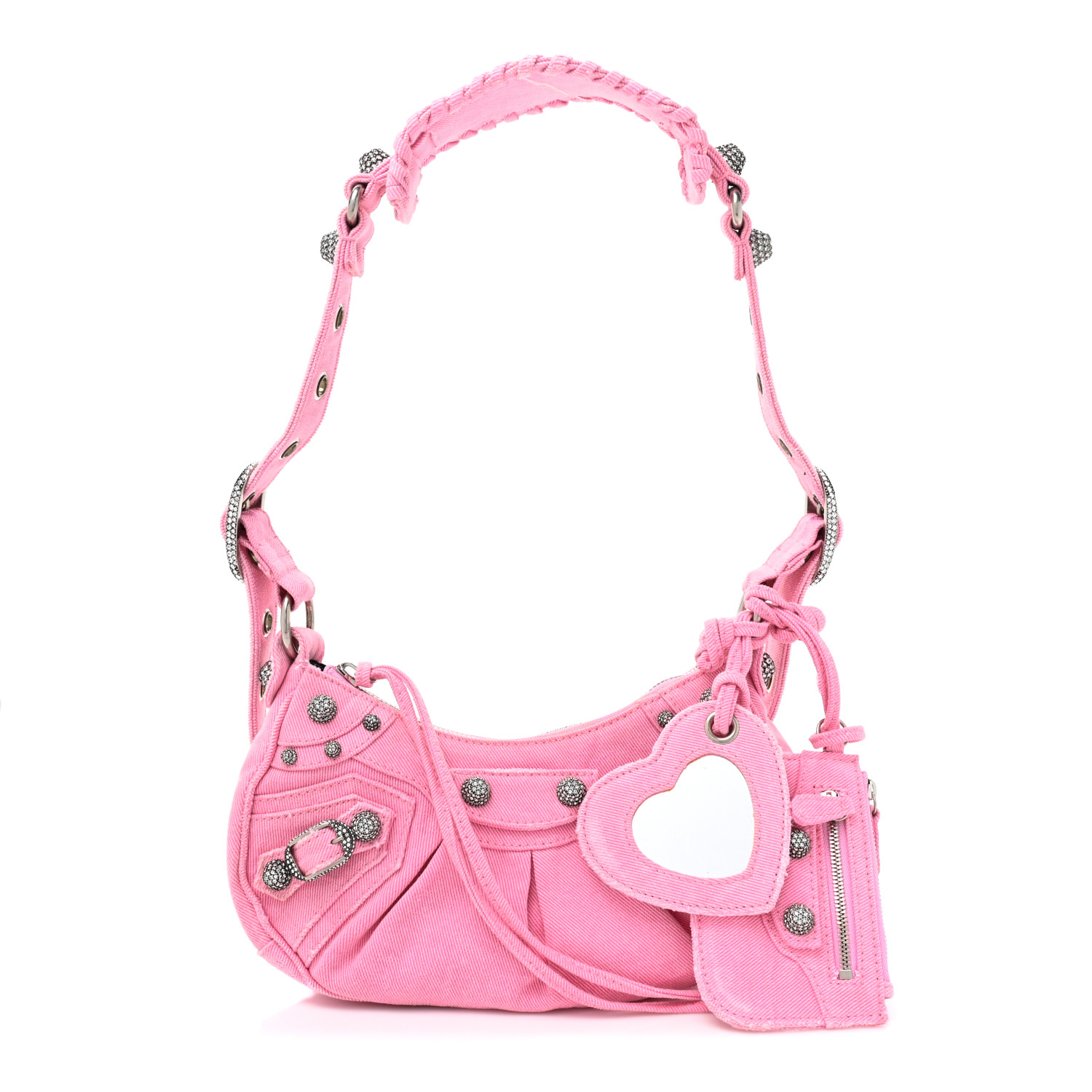 【BALENCIAGA】チェーンbag ミディアム ロゴ pink／blackカラー BALENCIAGA】チェーンbag ミディアム ロゴ pink／blackカラー
