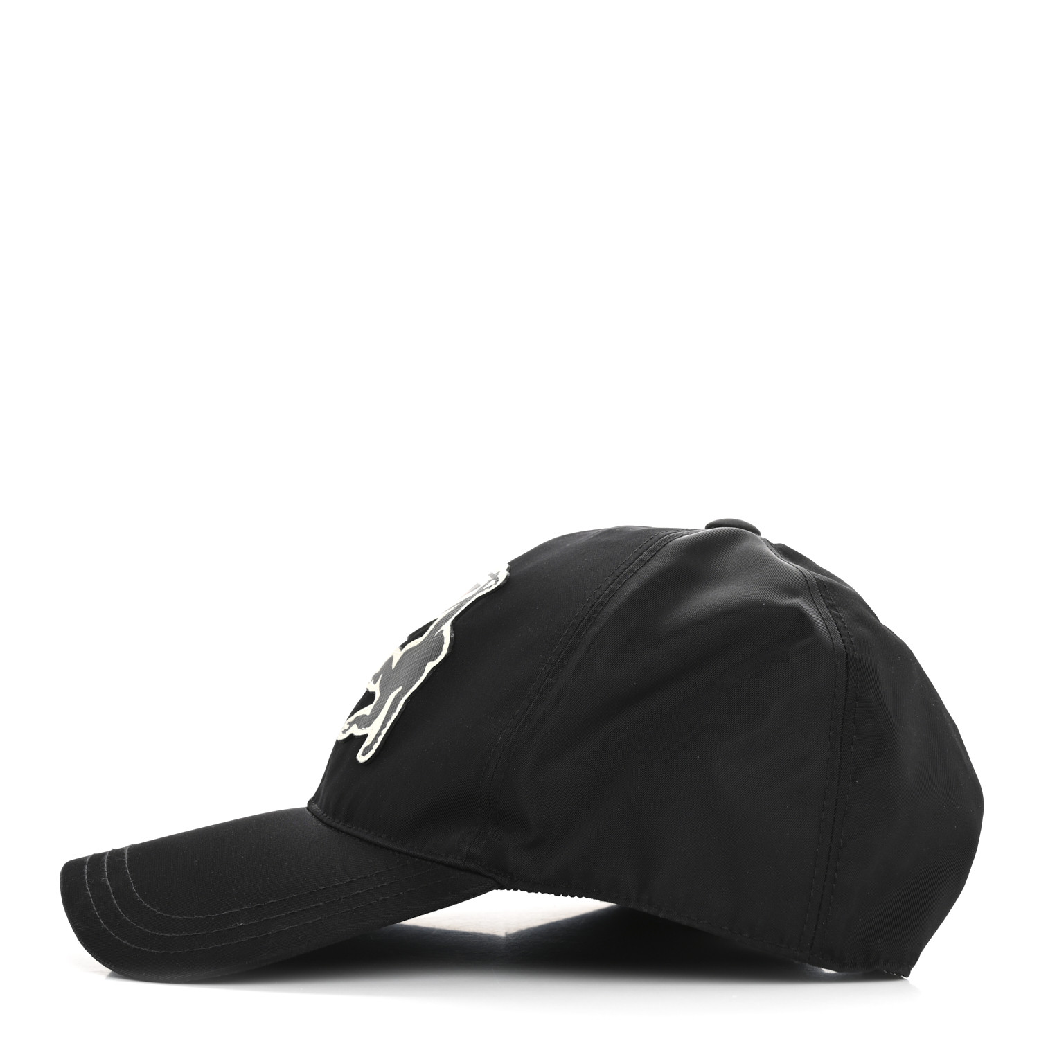 PRADA Nylon Baseball Monkey Cap M Black 1712466 | FASHIONPHILE