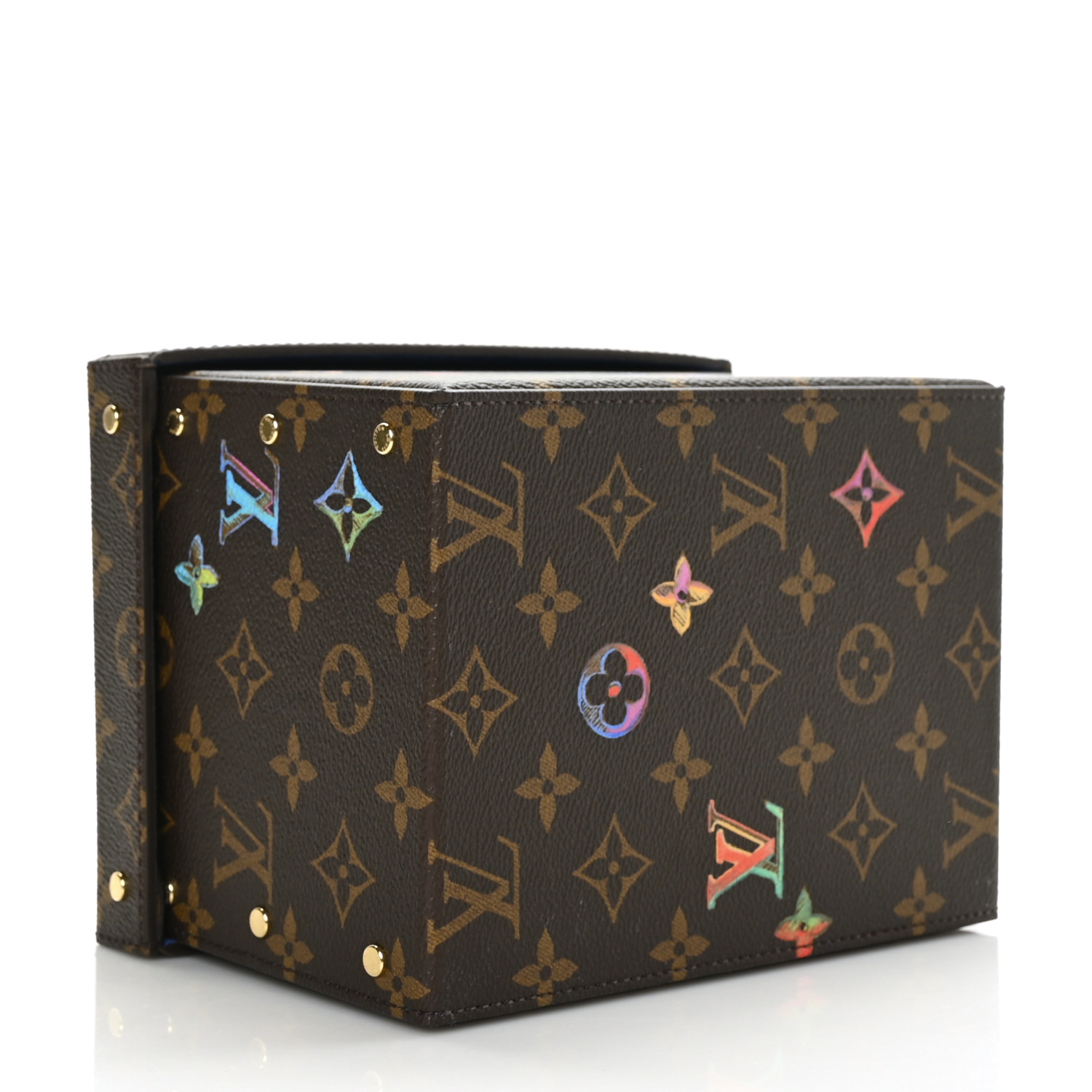 小物 LUIS VUITTON LOUIS VUITTON Monogram Multicolor Fringe Speedy 25 Black