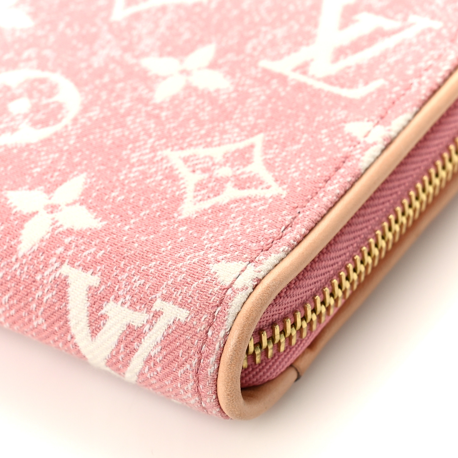 入手困難♪【LV】Zippy Wallet 長財布 Denim Jacquard Pink Louis Vuitton Pink Denim Monogram Jacquard Zippy Wallet