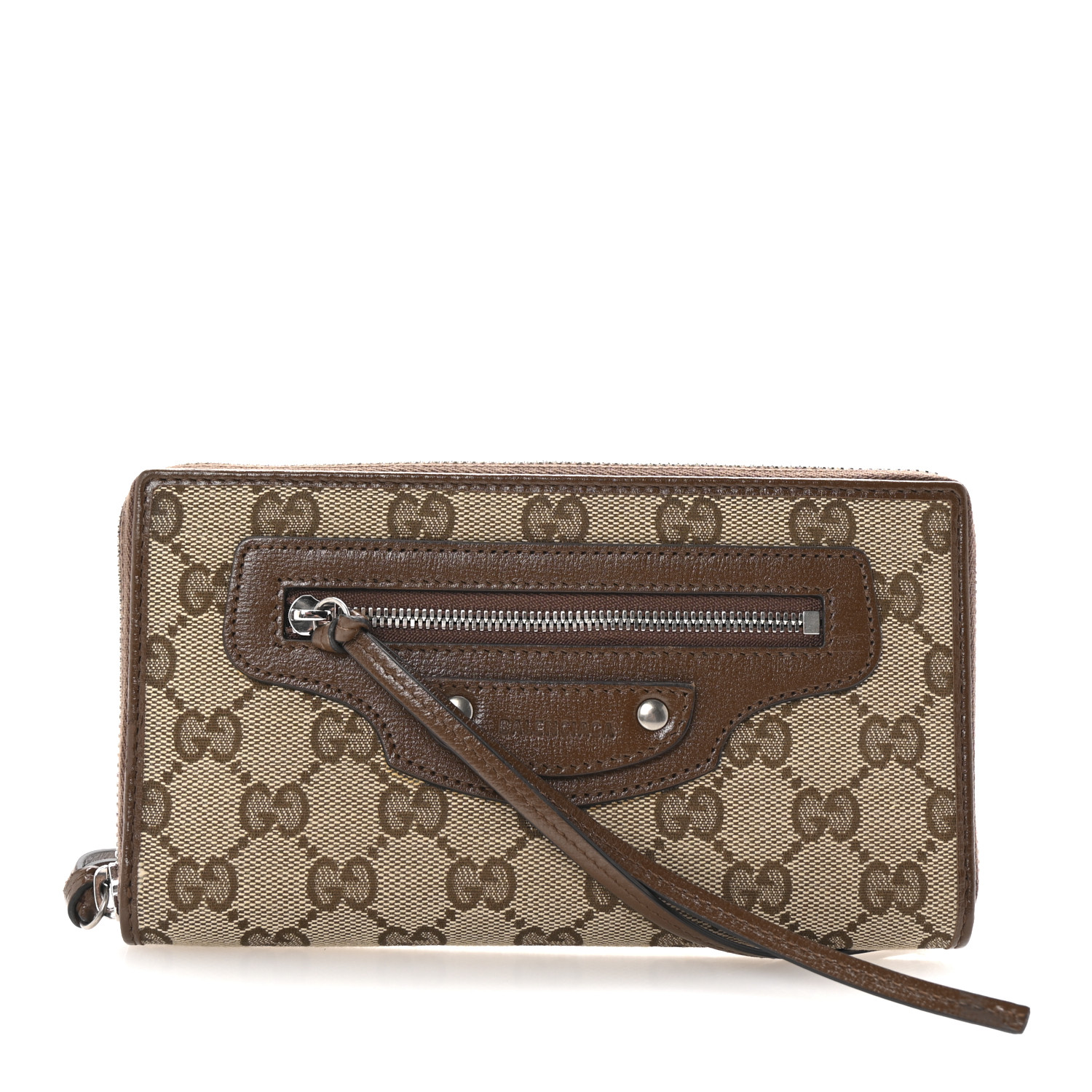 BALENCIAGA X GUCCI GG Monogram Azalea Calfskin Neo Classic
