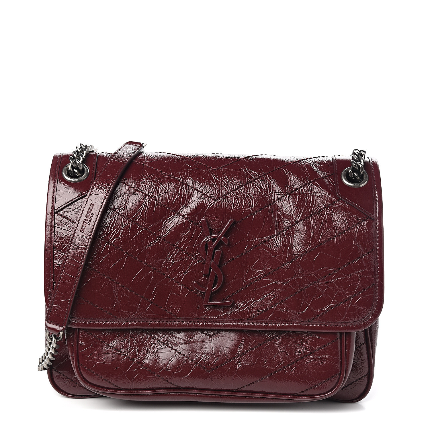 Saint Laurent正規品/送料関税込み Monogram Chain Cross Bag $3500 NEW SAINT LAURENT YSL MONOGRAM BABY NIKI CHAIN