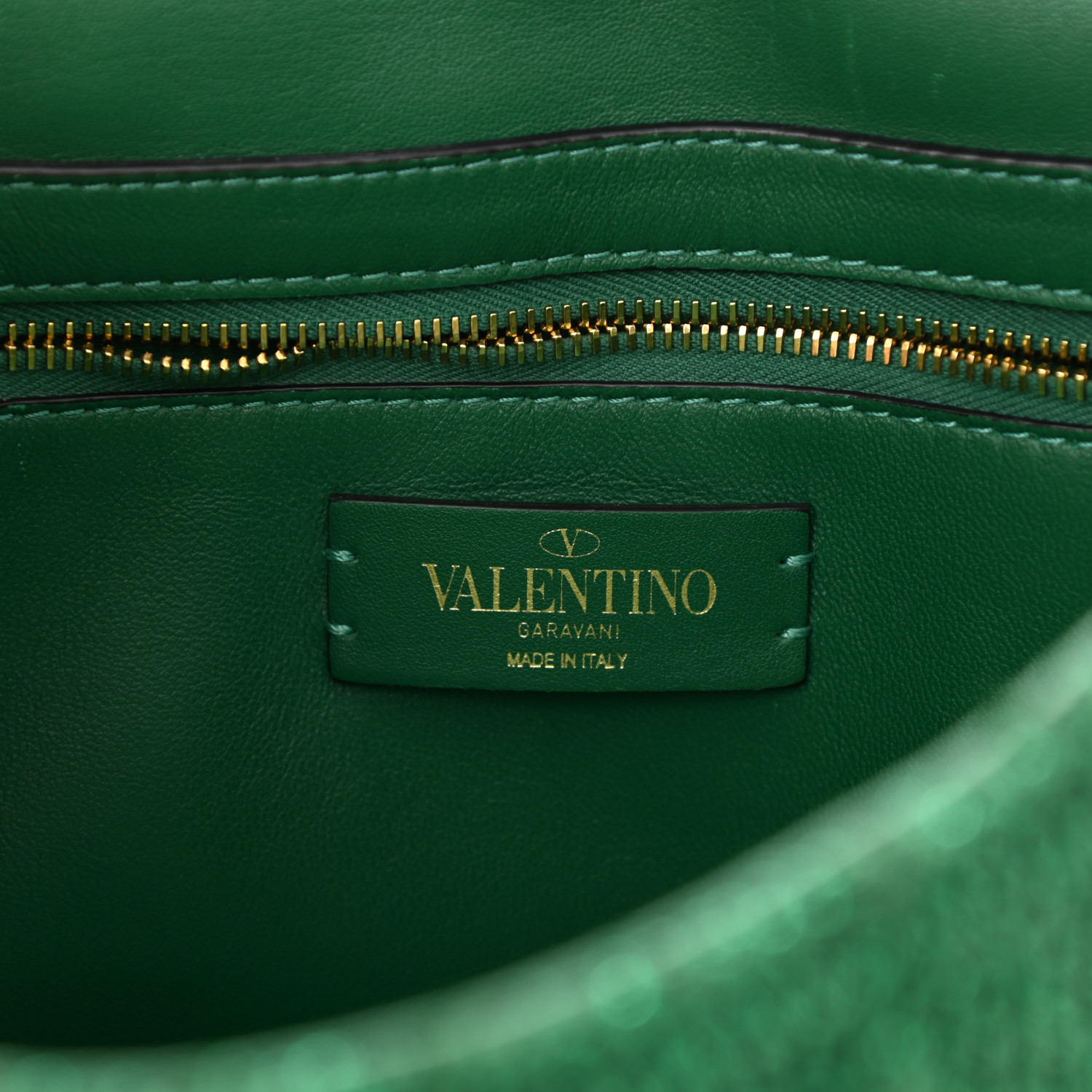 VALENTINO GARAVANI Metallic Woven Lurex Large Roman Stud