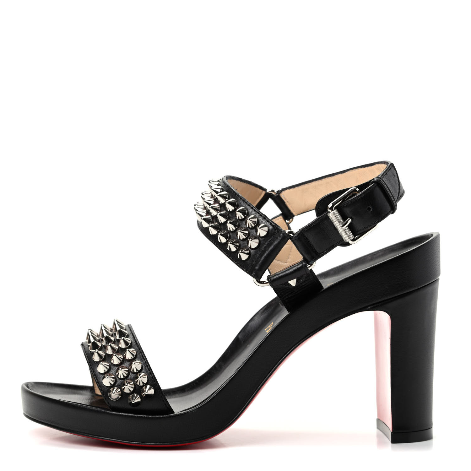 Christian Louboutin ハイヒールNappa Ika 37.5 CHRISTIAN LOUBOUTIN Nappa So Spike Alta 150 Sandals 37.5