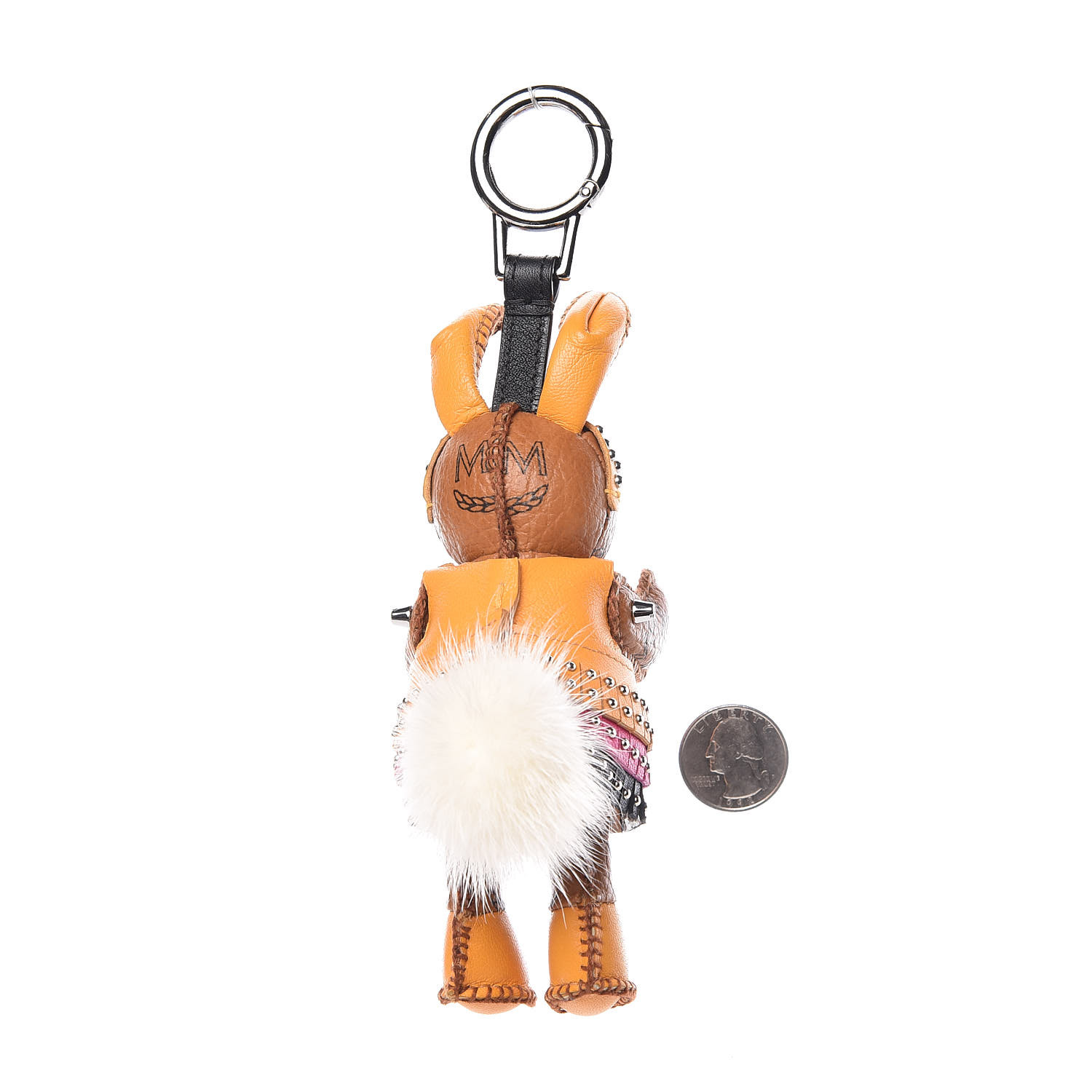 [MCM]★韓国人気★VISETOS WOOL RABBIT CHARM One Size Rabbit Charm in Lamb Fur and Visetos White | MCM ®US