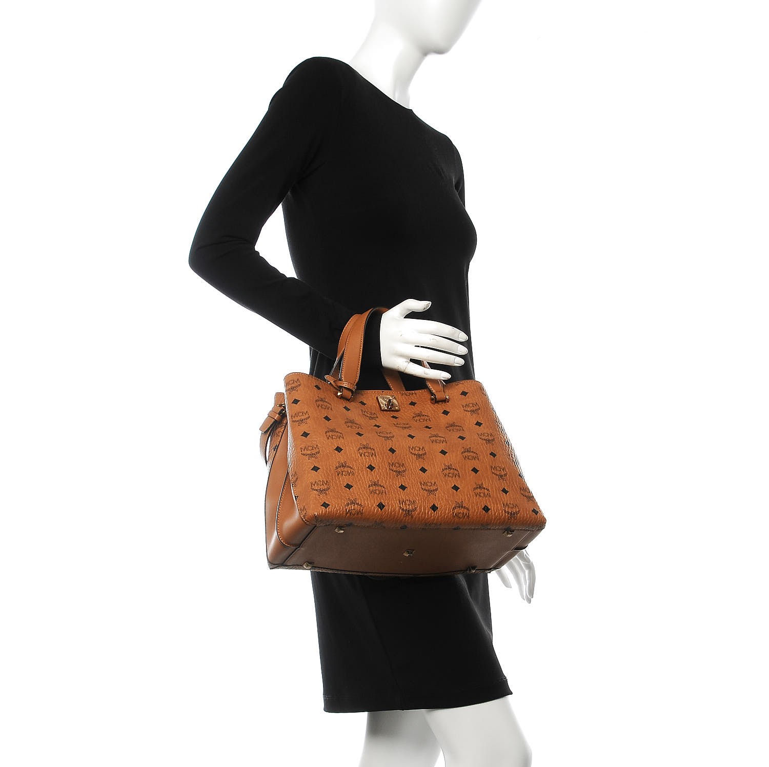 mcm visetos large tote