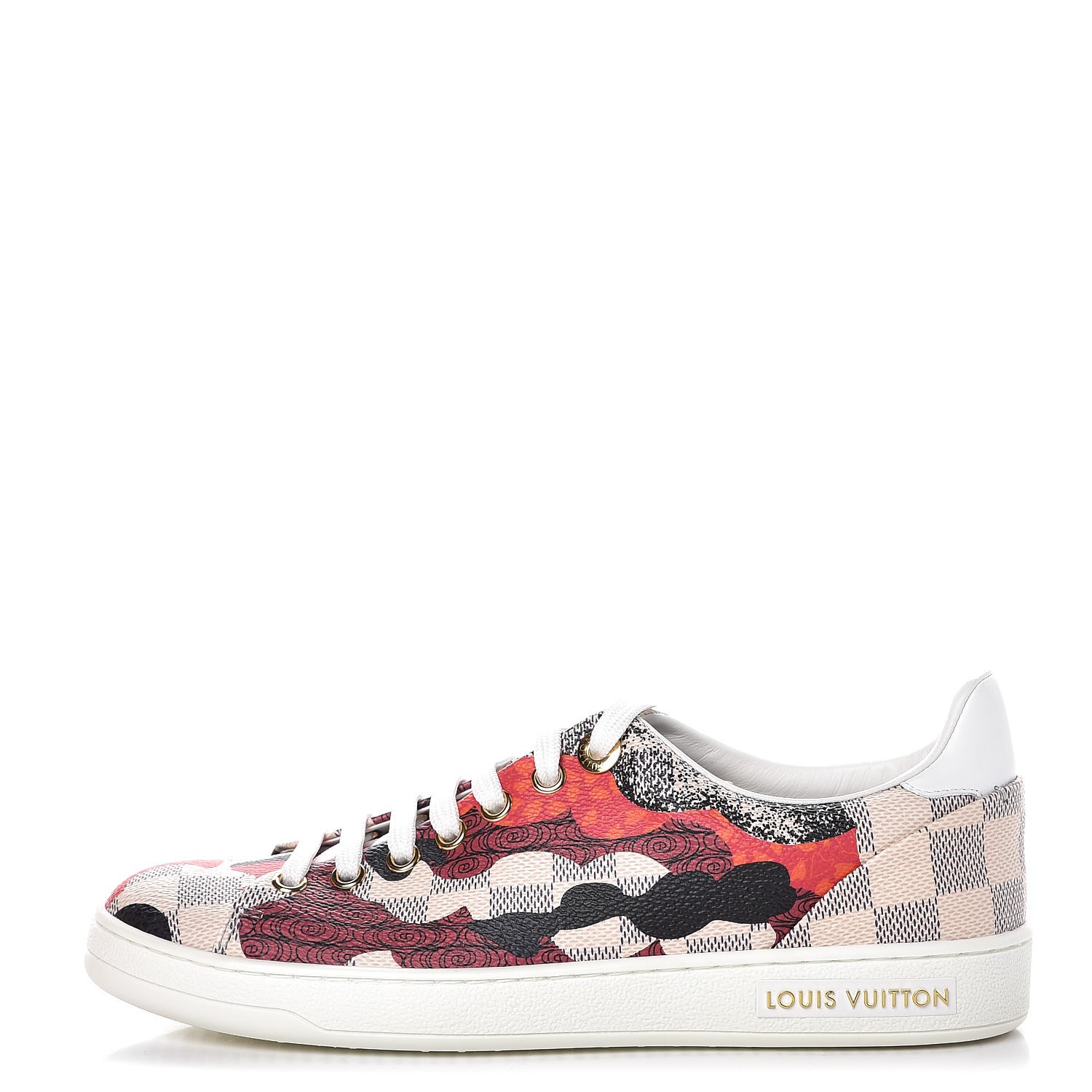 ウズメ LOUIS VUITTON Damier Azur Overcloud Sneakers 35.5 283681