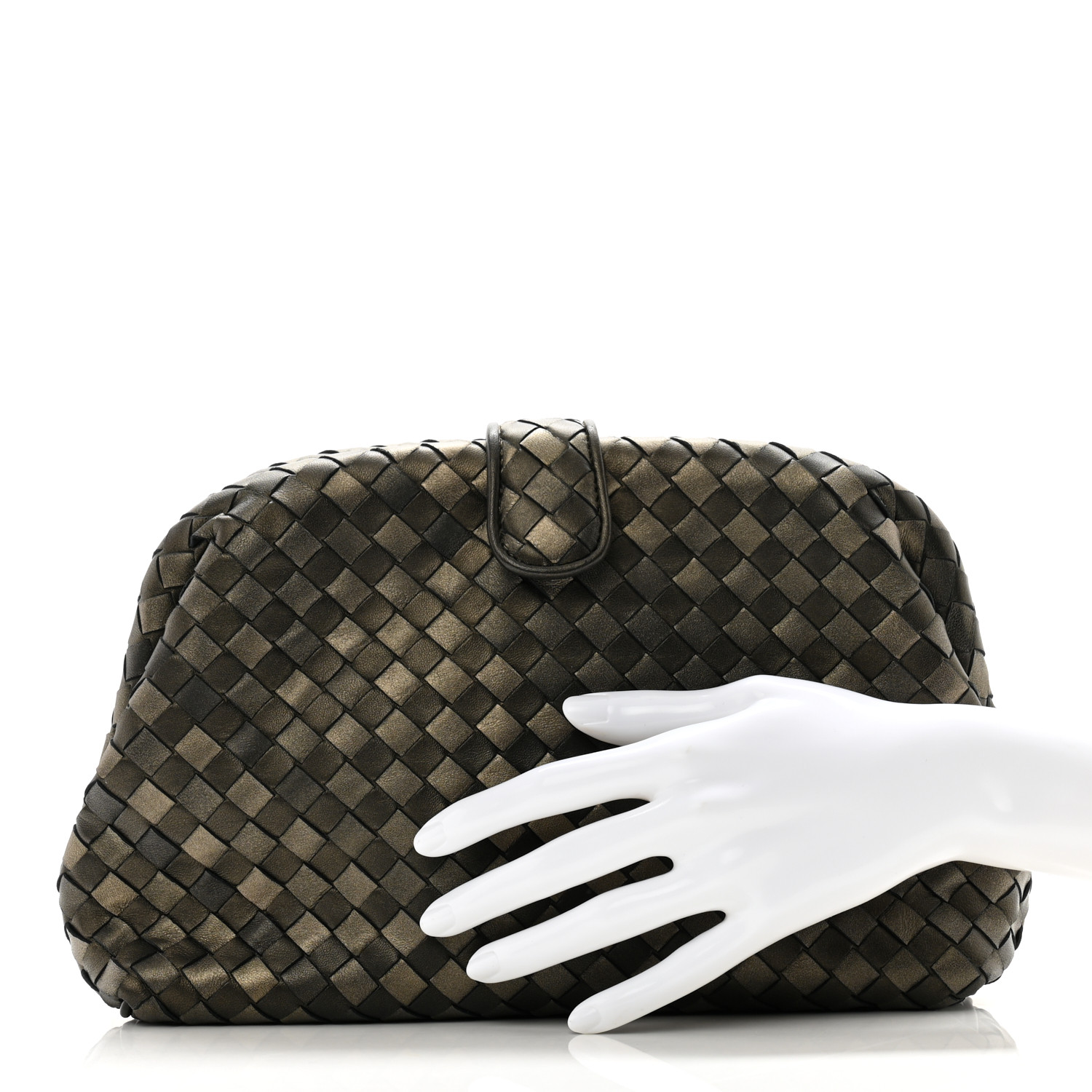 BOTTEGA VENETA スモール ローレン1980 Bottega Veneta Lauren 1980 Mini Clutch Bag with Chain Strap