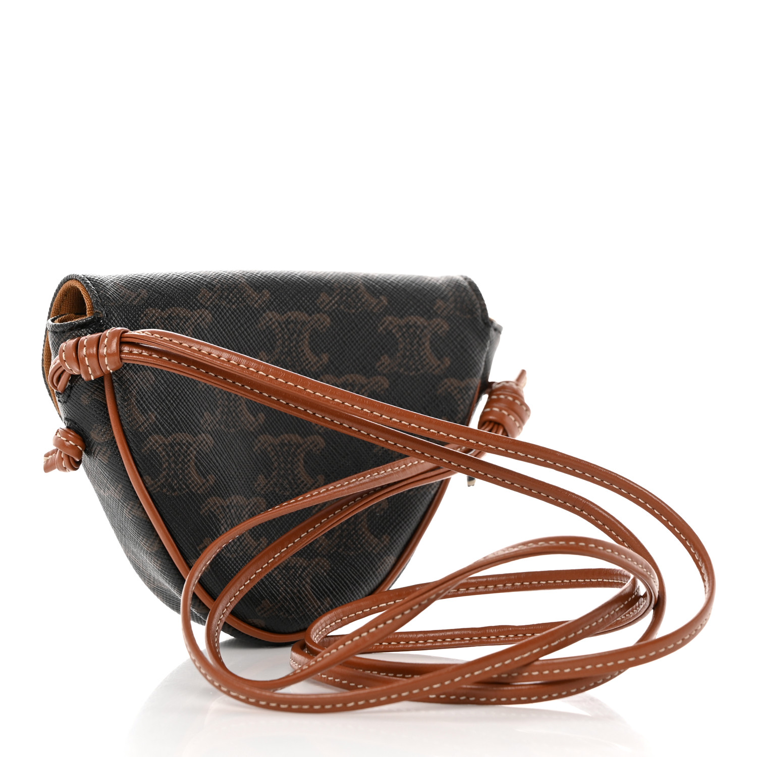 CÉLINE トライアングル型ミニケース CELINE セリーヌ ショルダーバッグ Mini Triangle ミニ