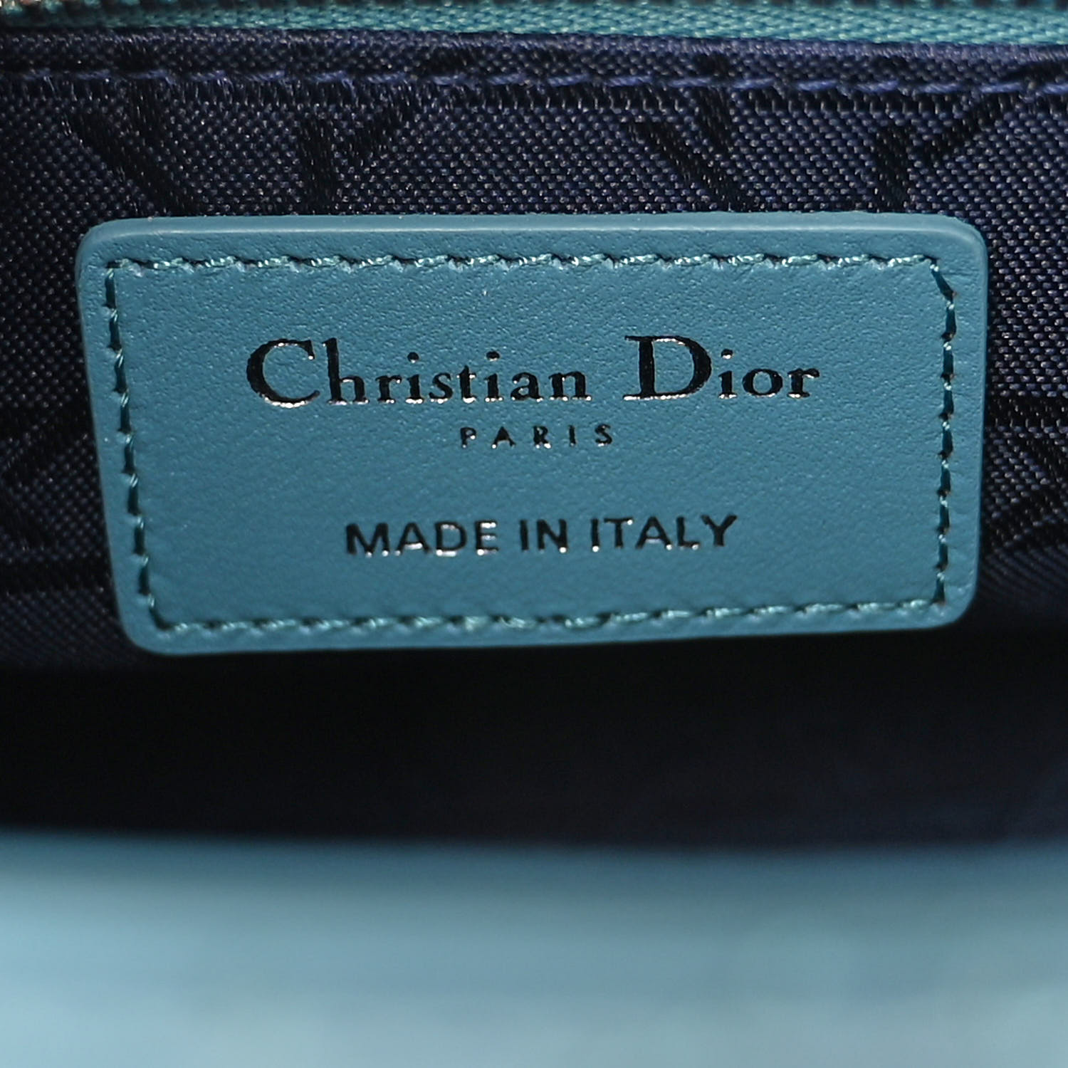 CHRISTIAN DIOR Lambskin Cannage Small My ABCDior Lady Dior