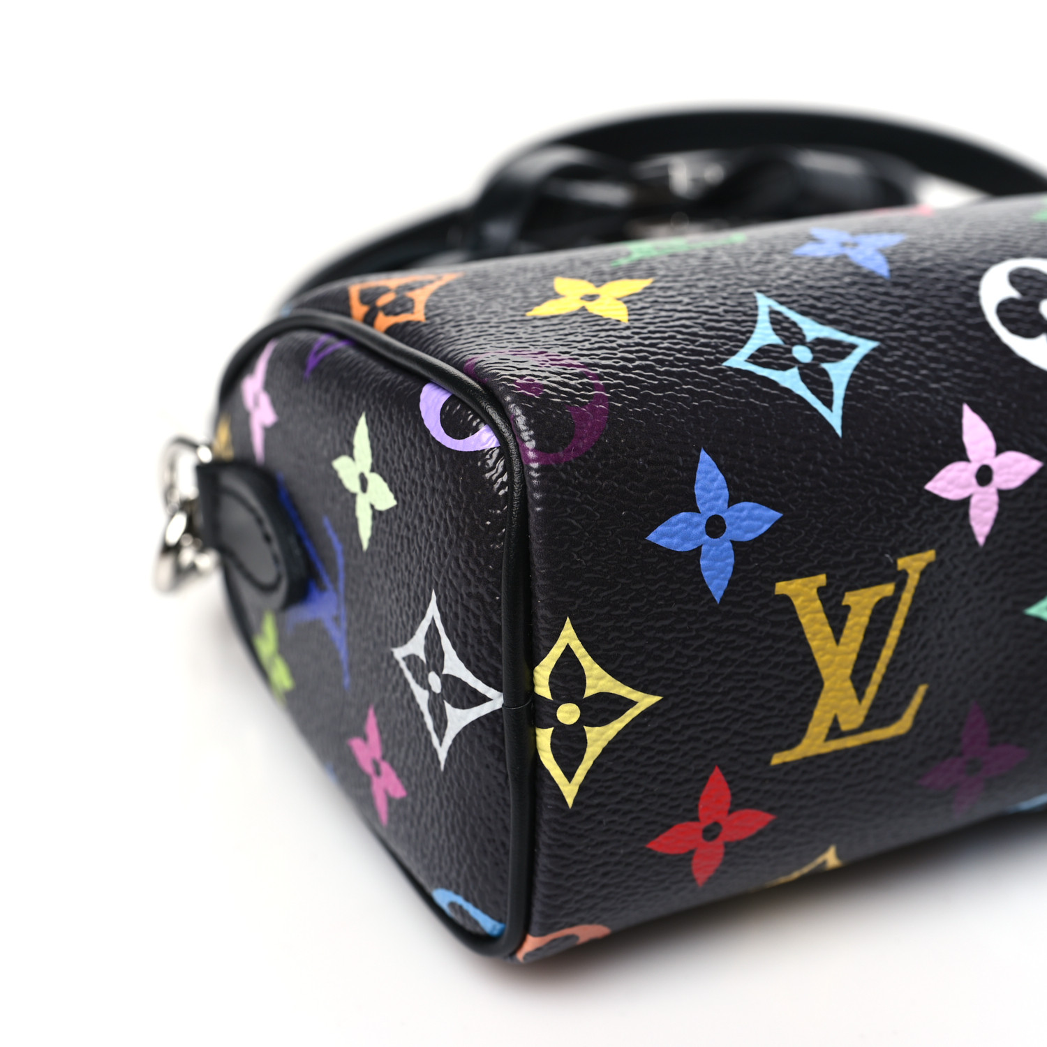 【再値下げ】LouisVuittonモノグラムマルチカラーM927/LB0034 LOUIS VUITTON LV X TM Monogram Multicolor Nano Speedy Black
