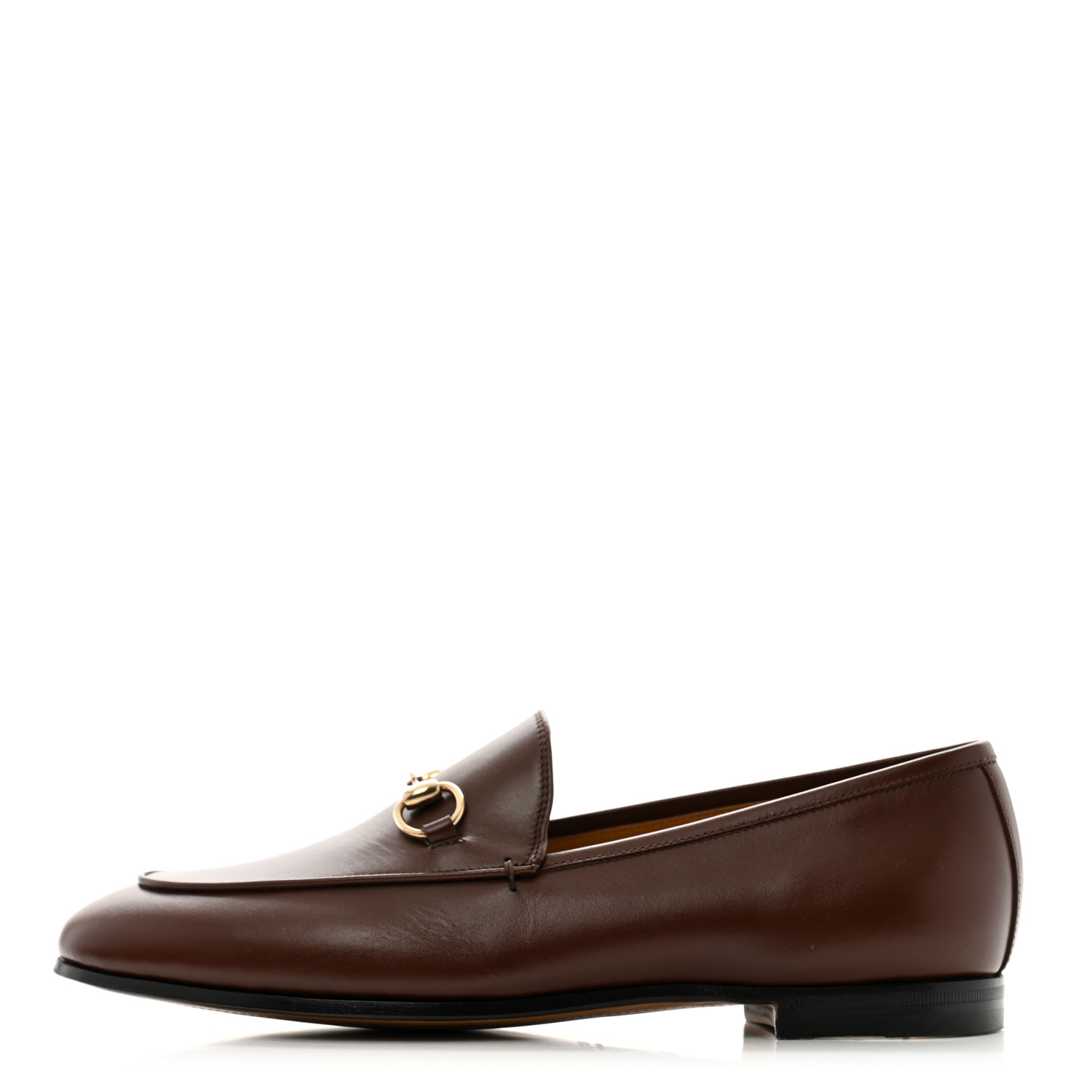 【GUCCI】Jordan Loafers Sweet Chestnut Jordaan Horsebit leather loafers in brown - Gucci | Mytheresa