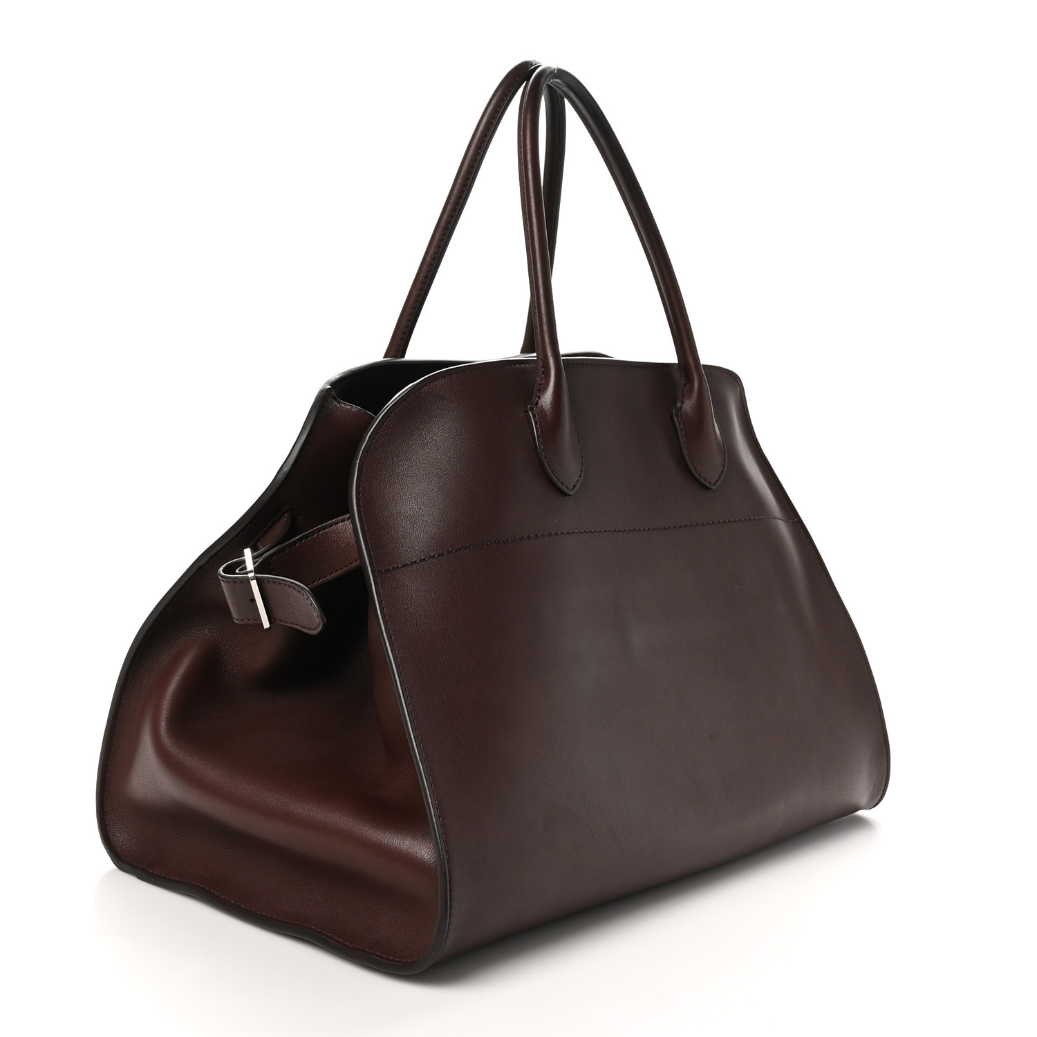 新作! THE ROW ザ・ロウ Margaux 15 cuir saddle leather The Row | Soft Margaux 15 dark cuir saddle bag | Savannahs