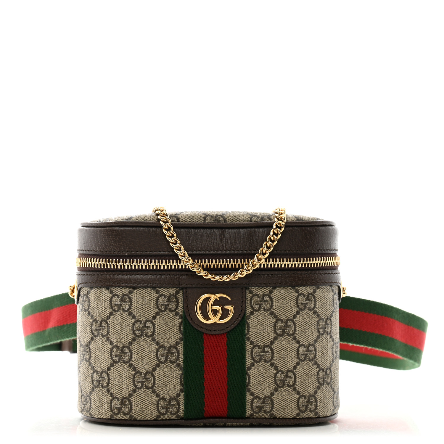GUCCI GG Supreme Monogram Textured Dollar Calfskin Web