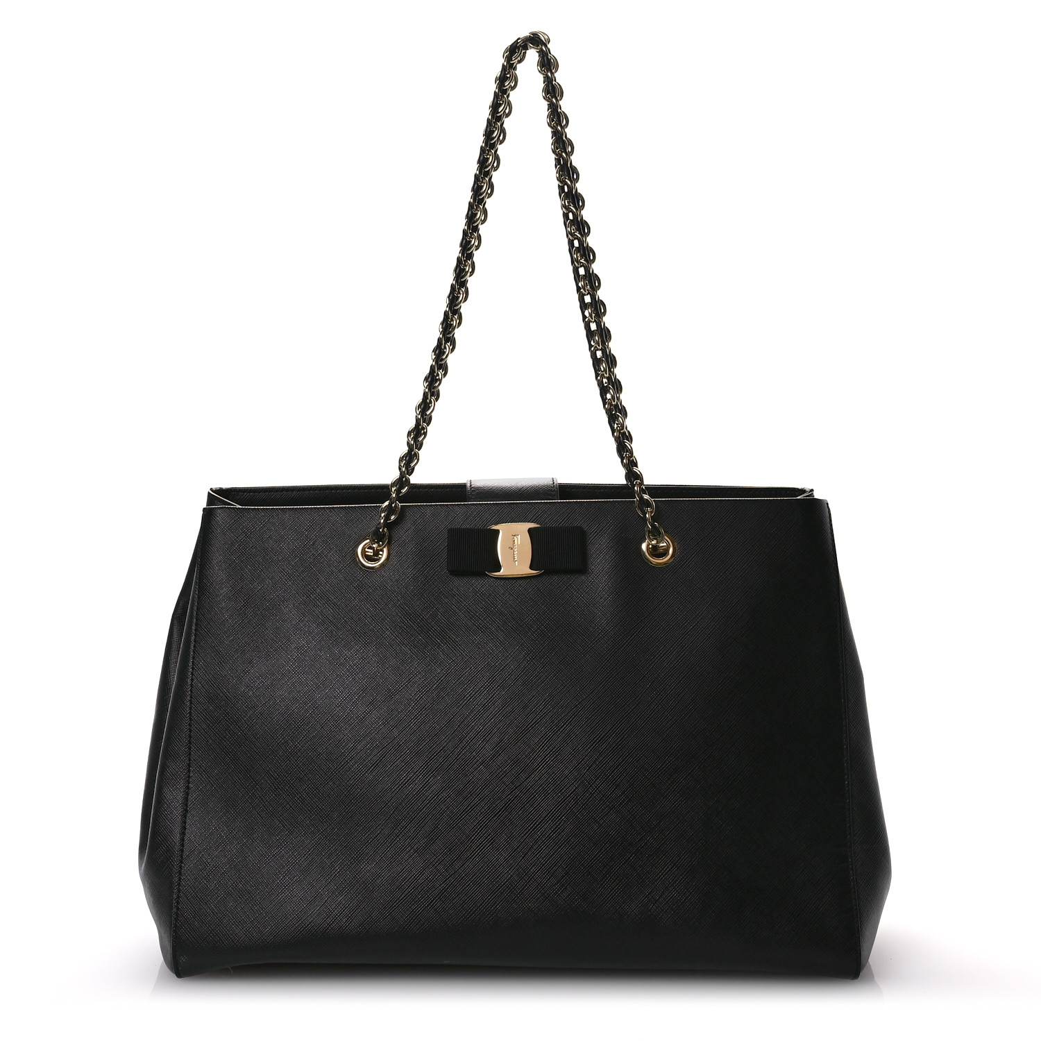 トートバッグ FERRAGAMO VARA TOTE BAG Vara leather tote in black - Ferragamo | Mytheresa