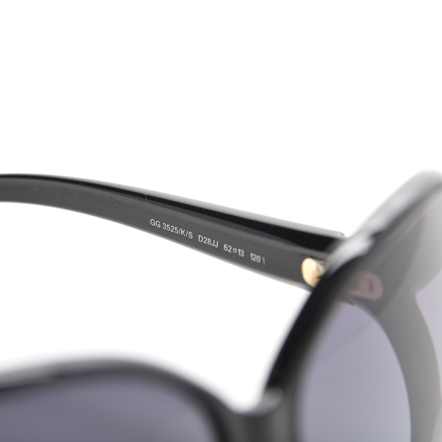 GUCCI Butterfly Sunglasses GG 3525/K/S Black 213028