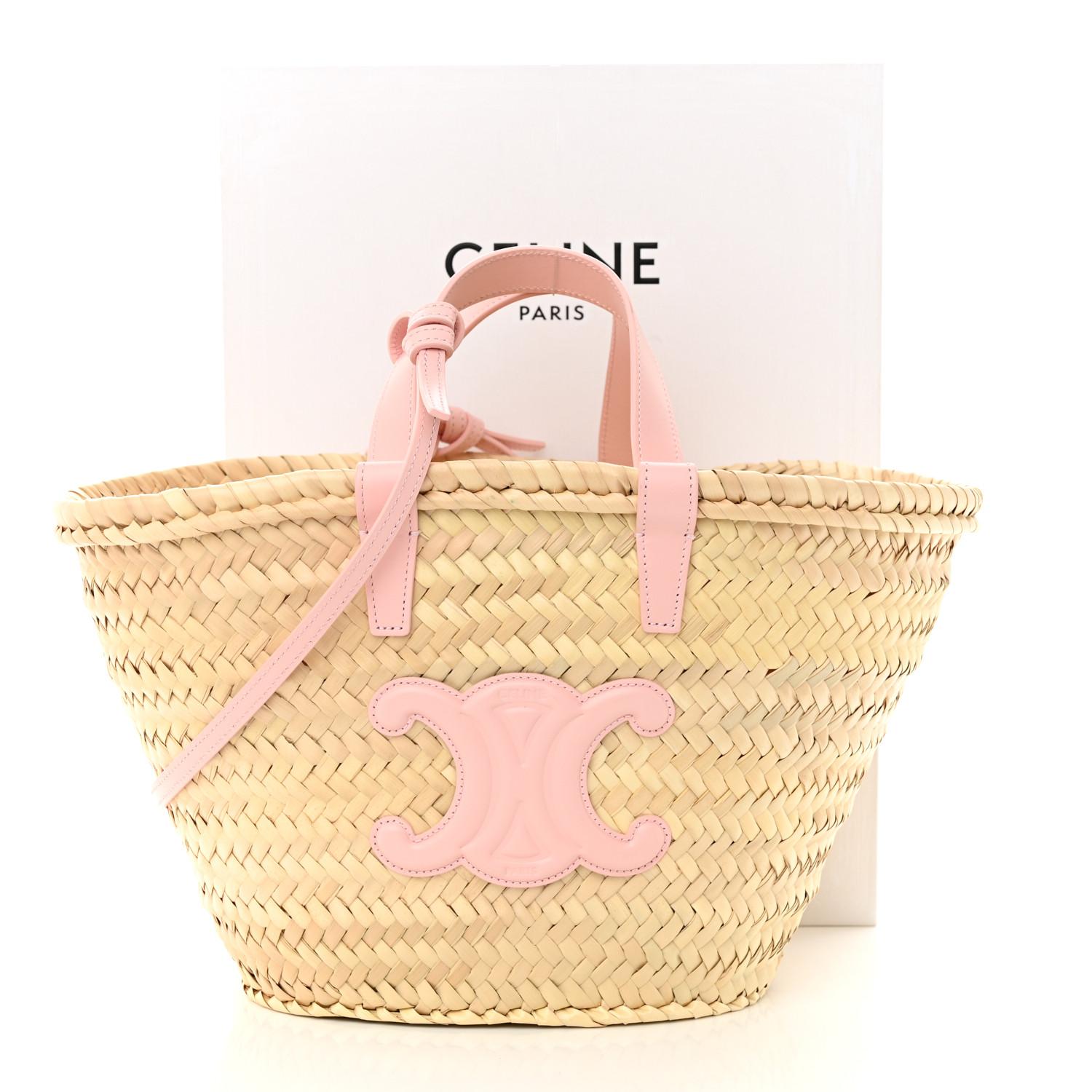 【CELINE 】 Teen supple panier in raffia and calfskin 115802FF7-06PS_6_FW24_P1_W.jpg