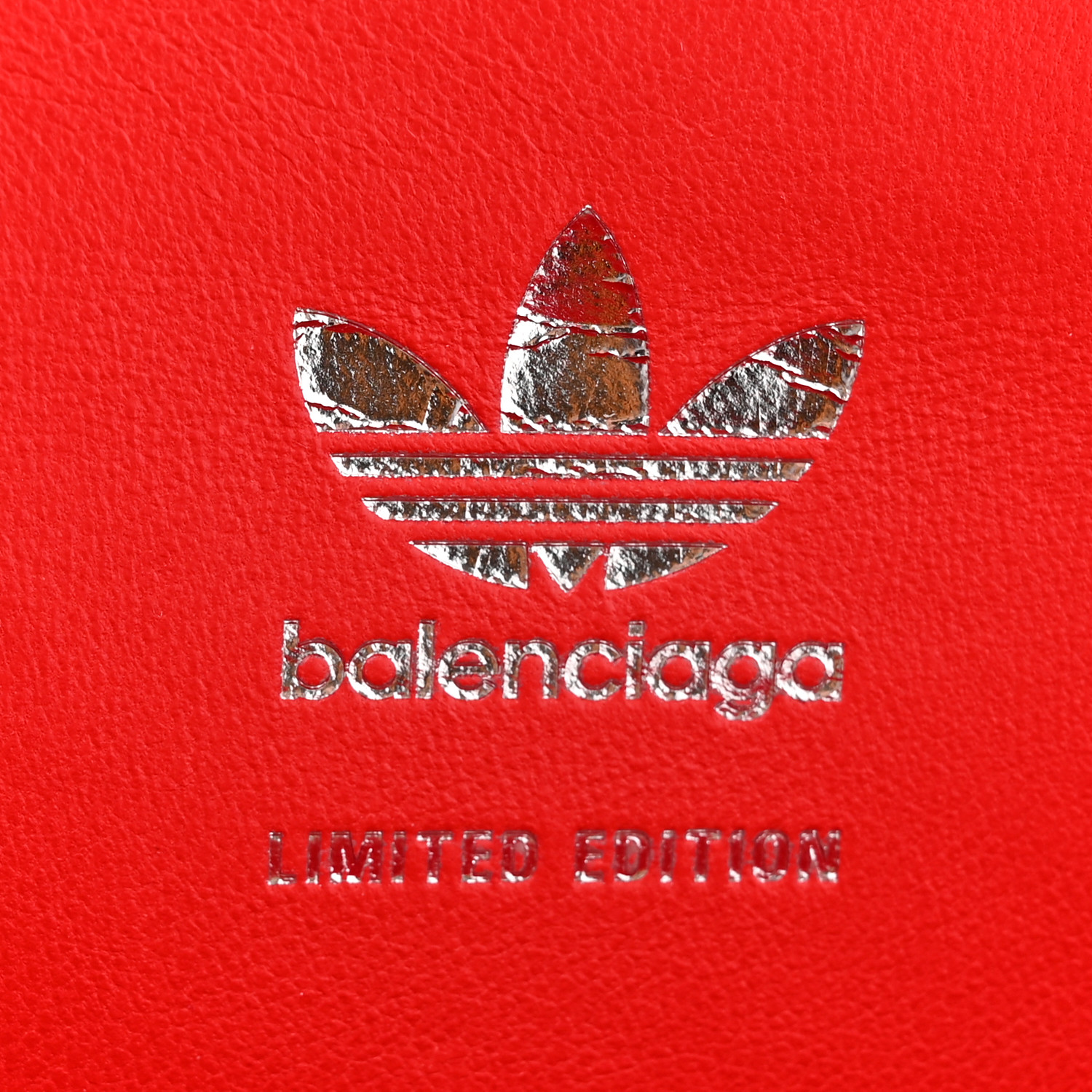BALENCIAGA X ADIDAS Shiny Box Calfskin Hourglass Top Handle