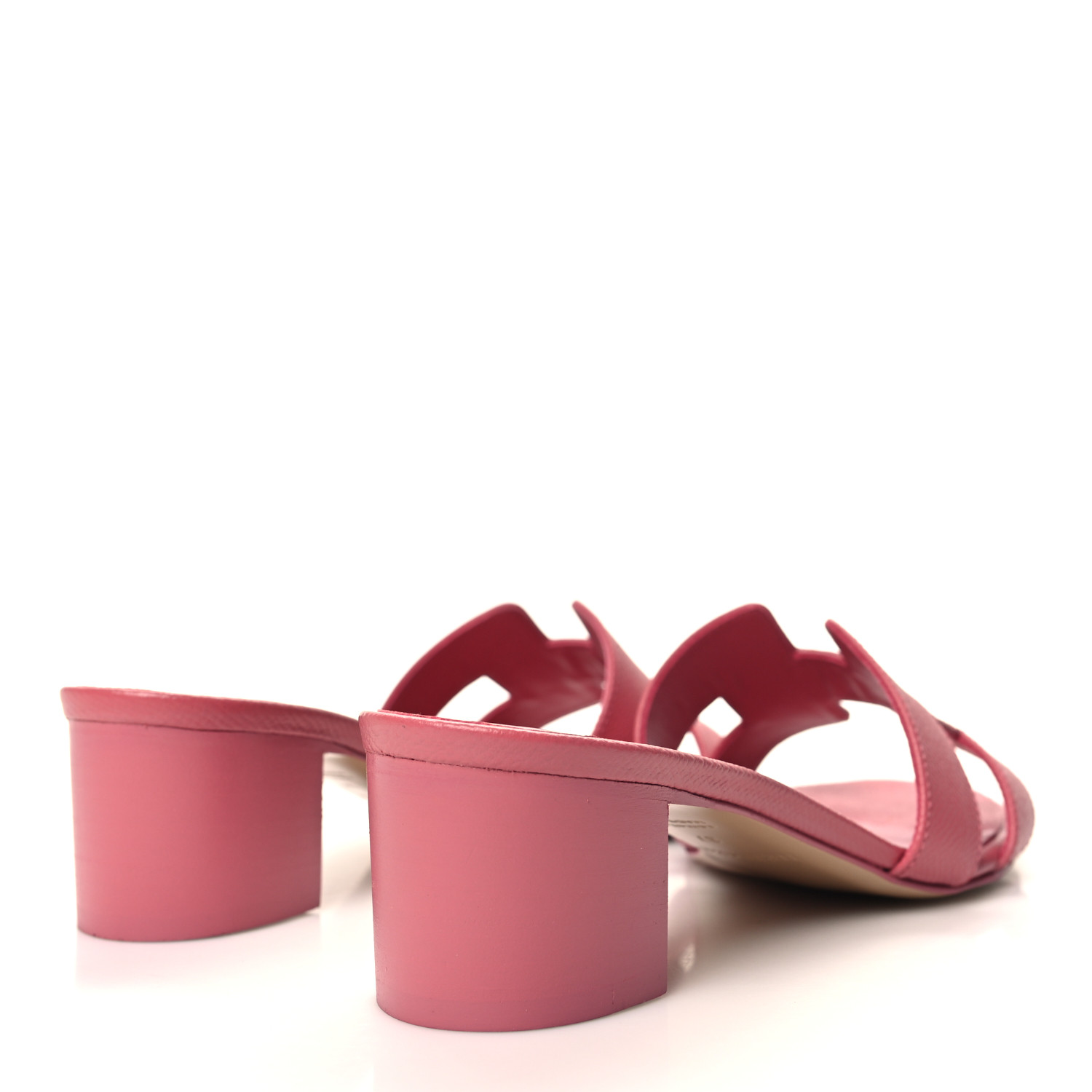 HERMES Epsom Oasis Sandals 37 37 Rose De Venise 1551604