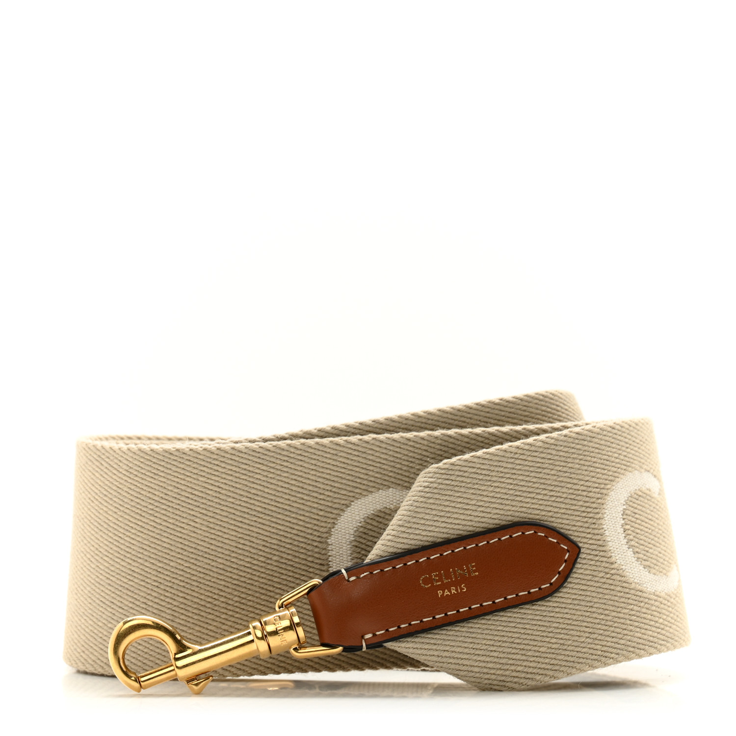 【国内発送】LONG STRAP IN WOOL WITH CELINE JACQUARD LONG STRAP IN WOOL WITH CELINE JACQUARD - BLACK / WHITE | CELINE