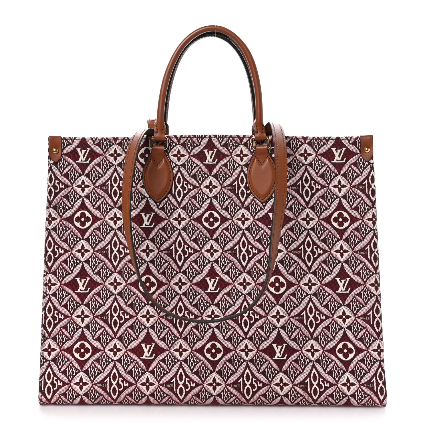Louis Vuitton  1854 オンザゴー GM LOUIS VUITTON Jacquard Since 1854 Onthego GM Bourdeaux