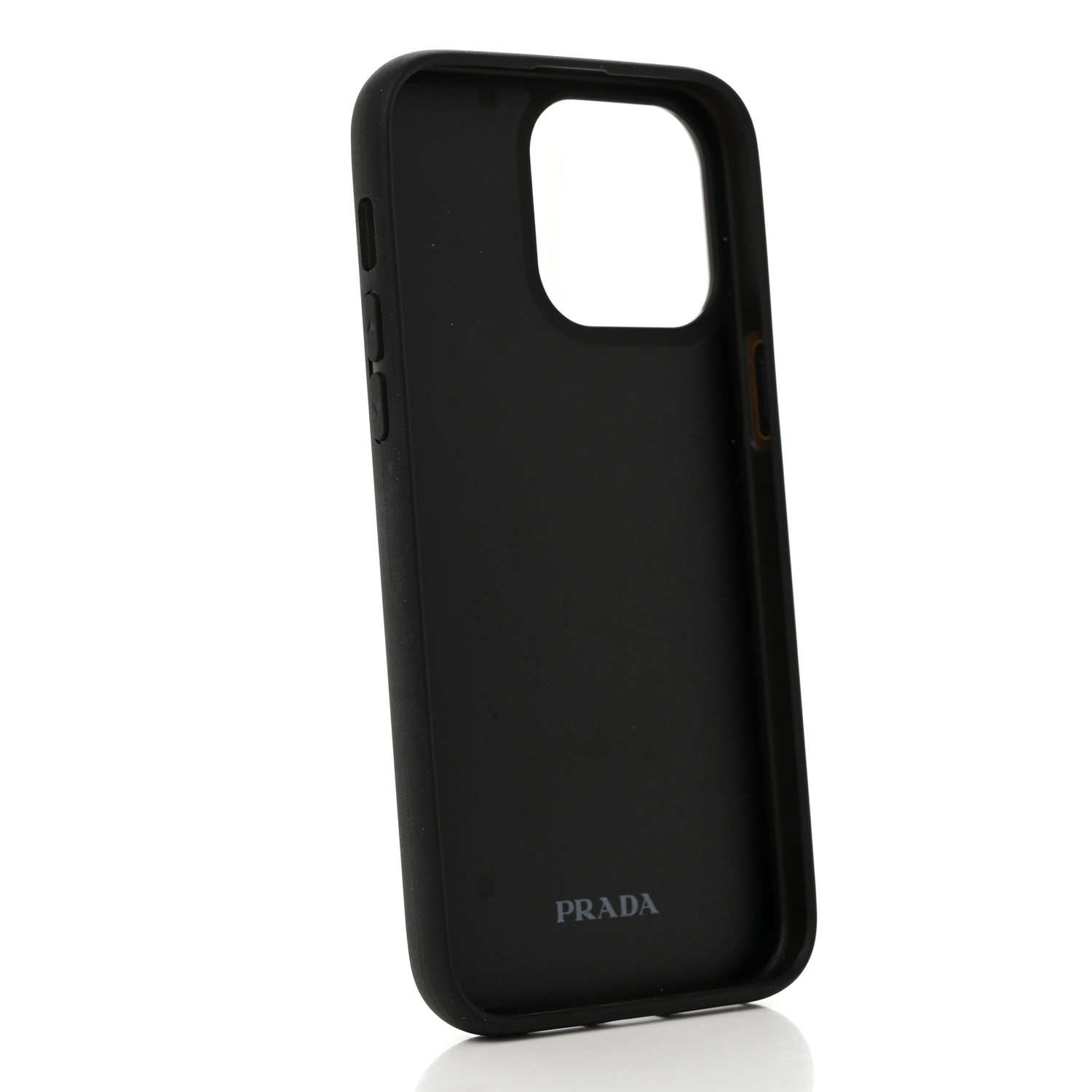 PRADA Satin Crystal iPhone 14 Pro Max Case Alabastro 1426591