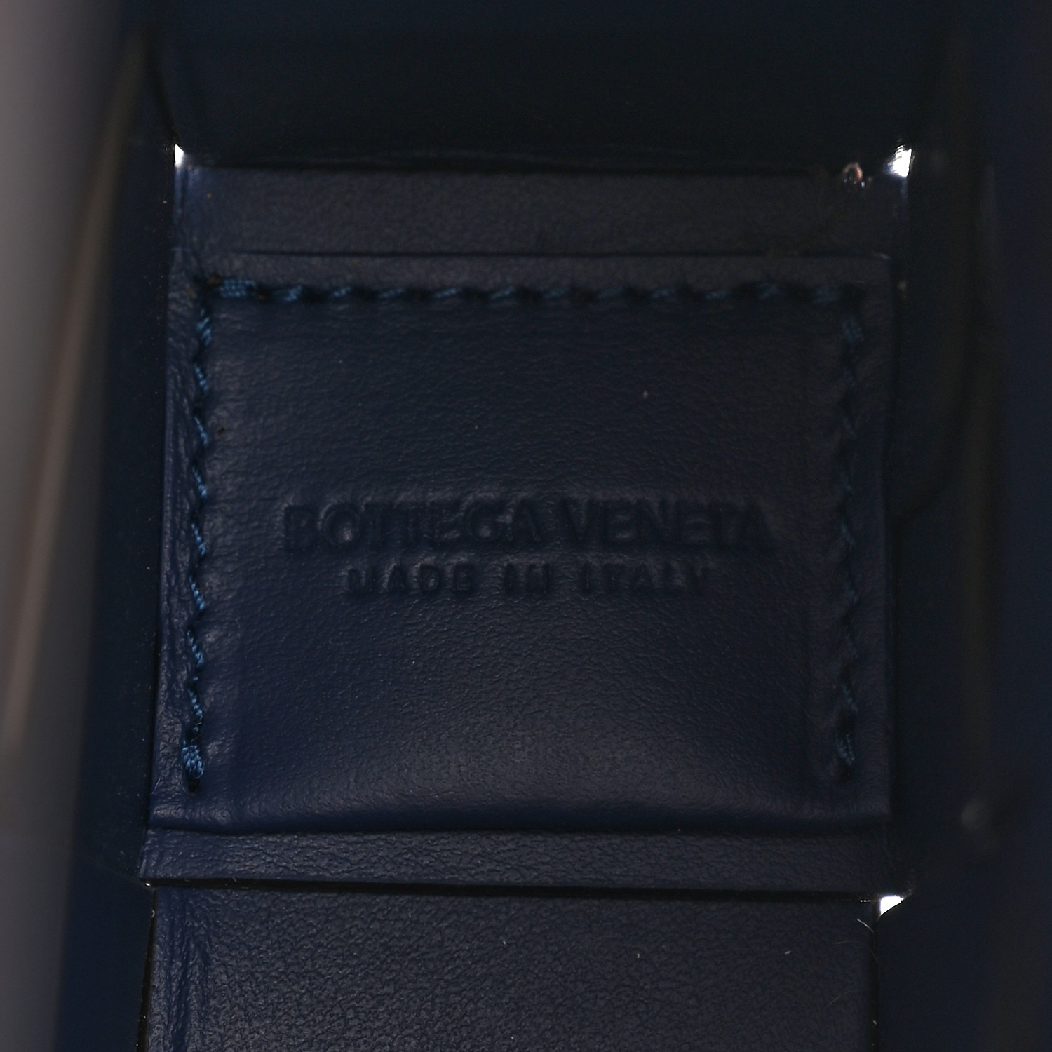 BOTTEGA VENETA Lambskin Maxi Intrecciato Mini North South